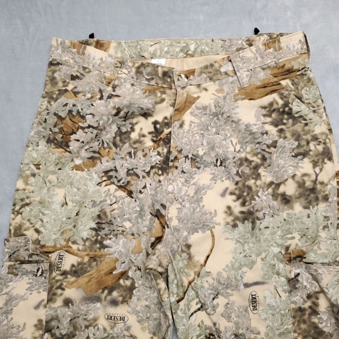 Vintage VINTAGE Kings Camo Pants Mens 38x29 Camouflage Cargo Adjustable Waist VTG Green Brown Desert Shadow Nike? Size US 38 / EU 54 - 3 Thumbnail