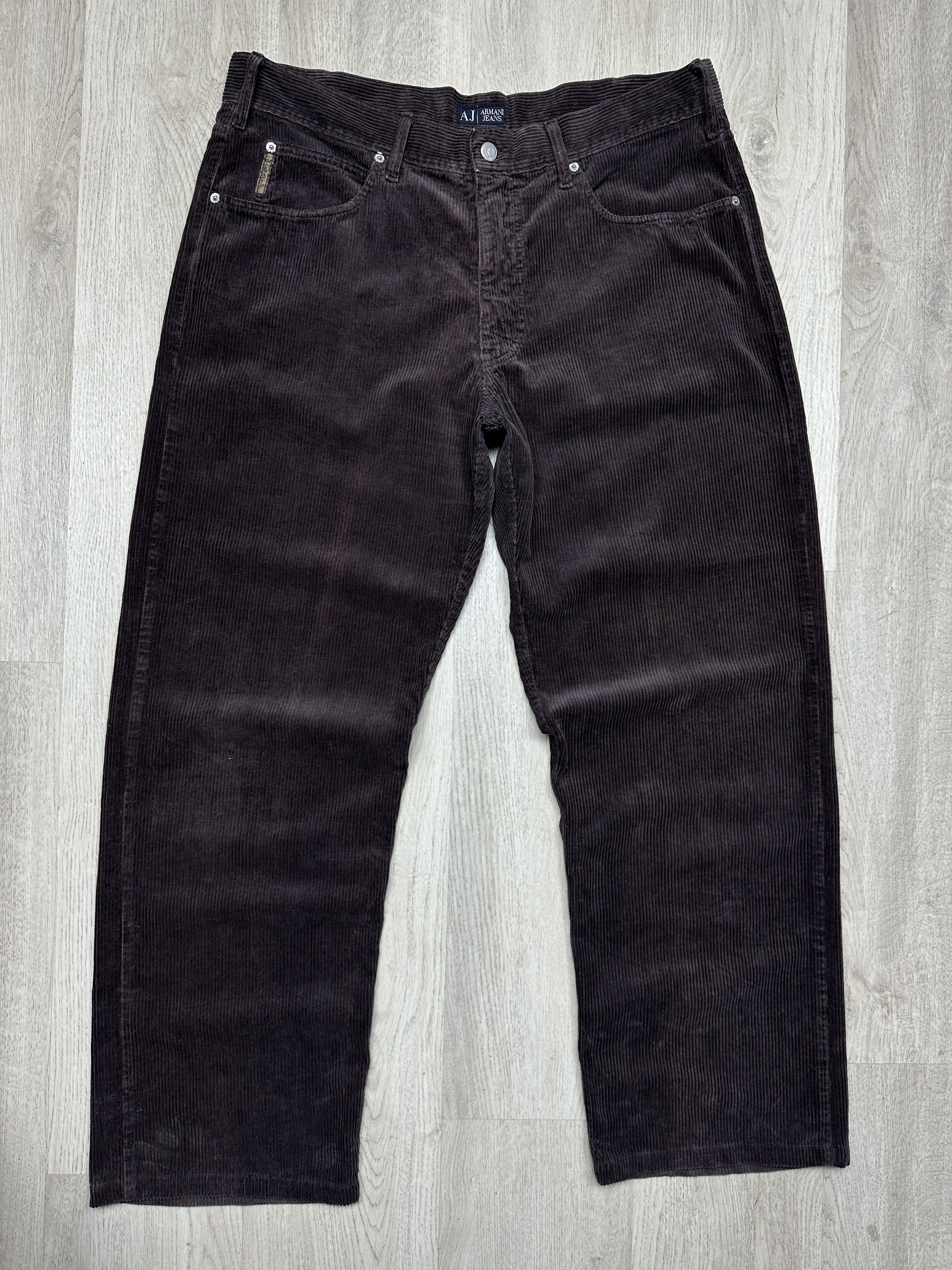 Armani Armani Jeans Vintage Mens Corduroy Denim Pants Jeans Size US 38 / EU 54 - 6 Thumbnail