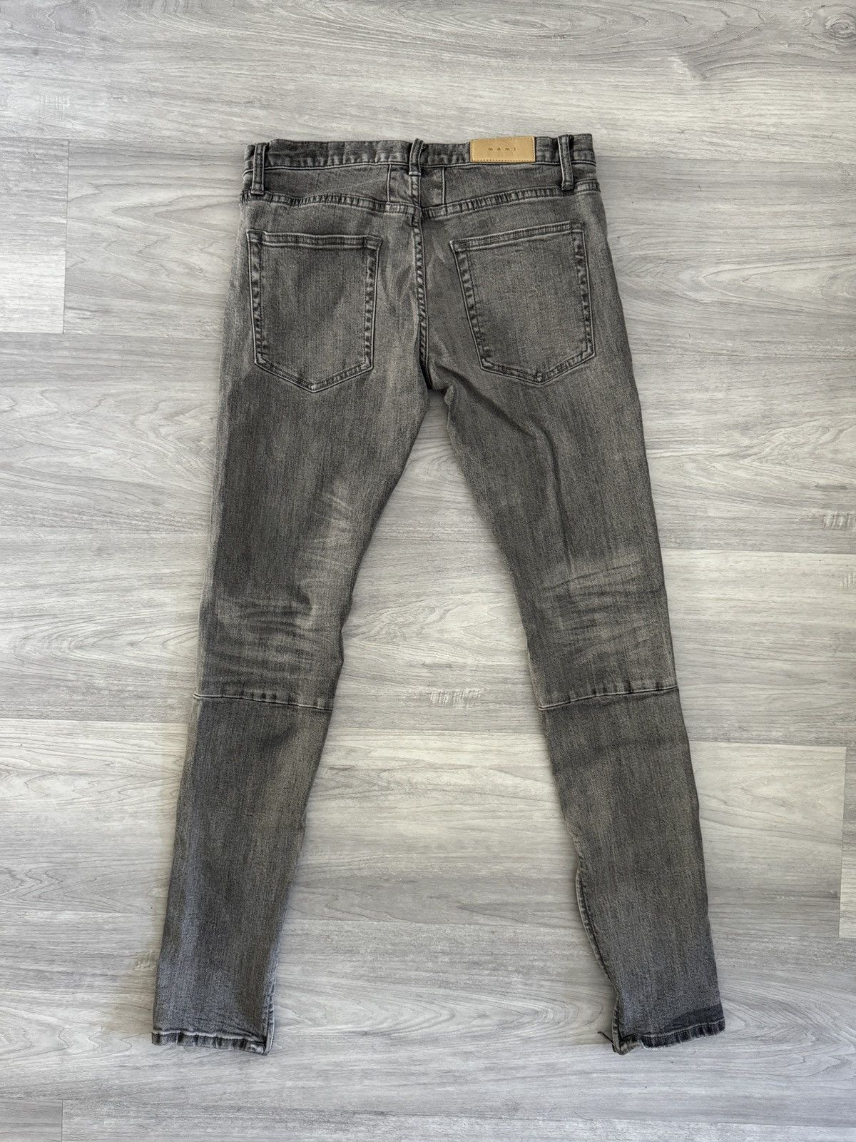 MNML Mnml Grey Slim Denim Jeans Size US 31 - 2 Thumbnail
