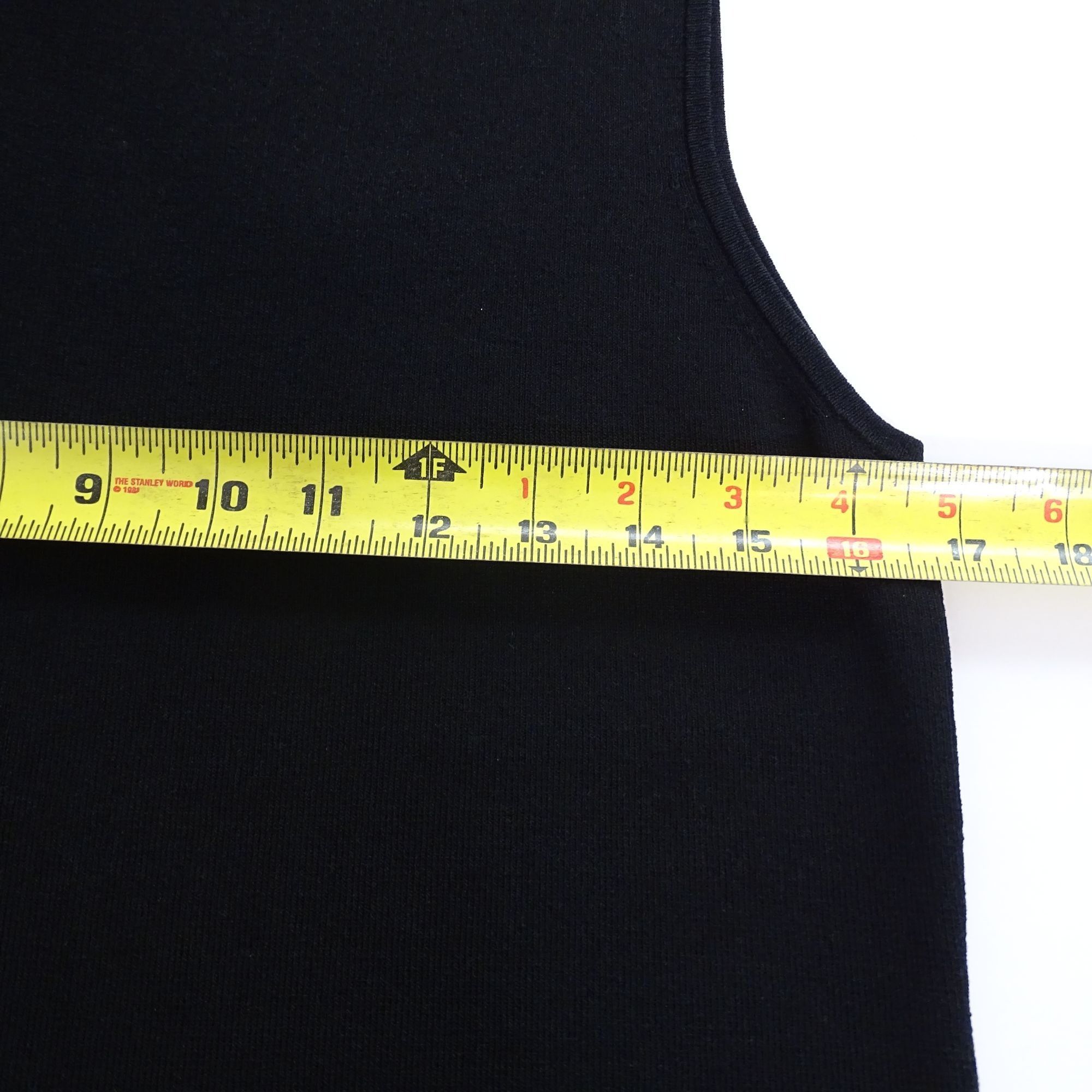 Chicos Vintage 90s Additions By Chicos Women Black Sleeveless Knit Size L / US 10 / IT 46 - 6 Thumbnail