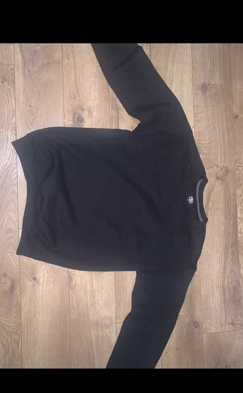 Athletic Works Black Semi-Heavyweight Crewneck Size US S / EU 44-46 / 1 - 1 Thumbnail