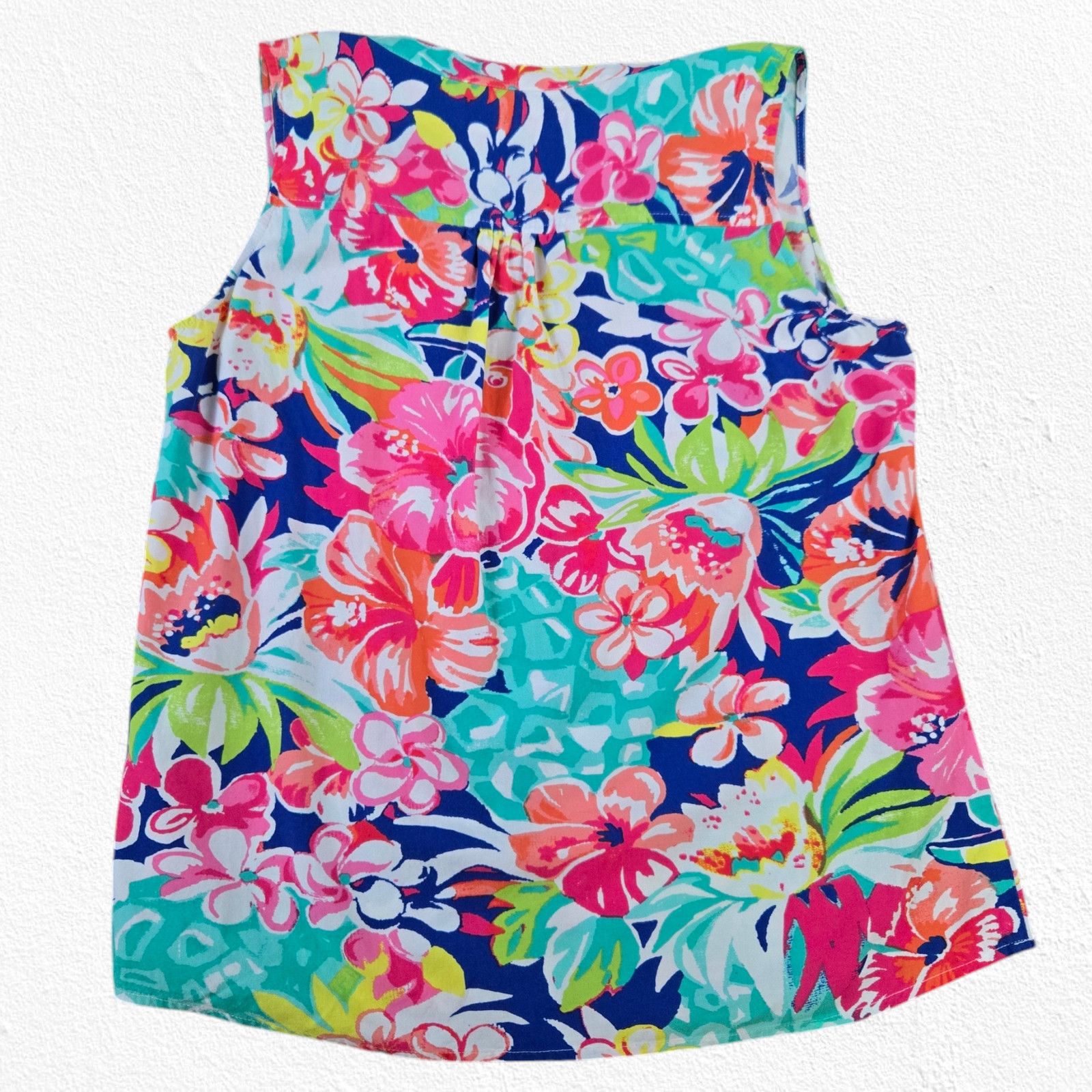 Other Tropical Print Sleeveless V Neck Blouse Size Medium Size M / US 6-8 / IT 42-44 - 7 Thumbnail