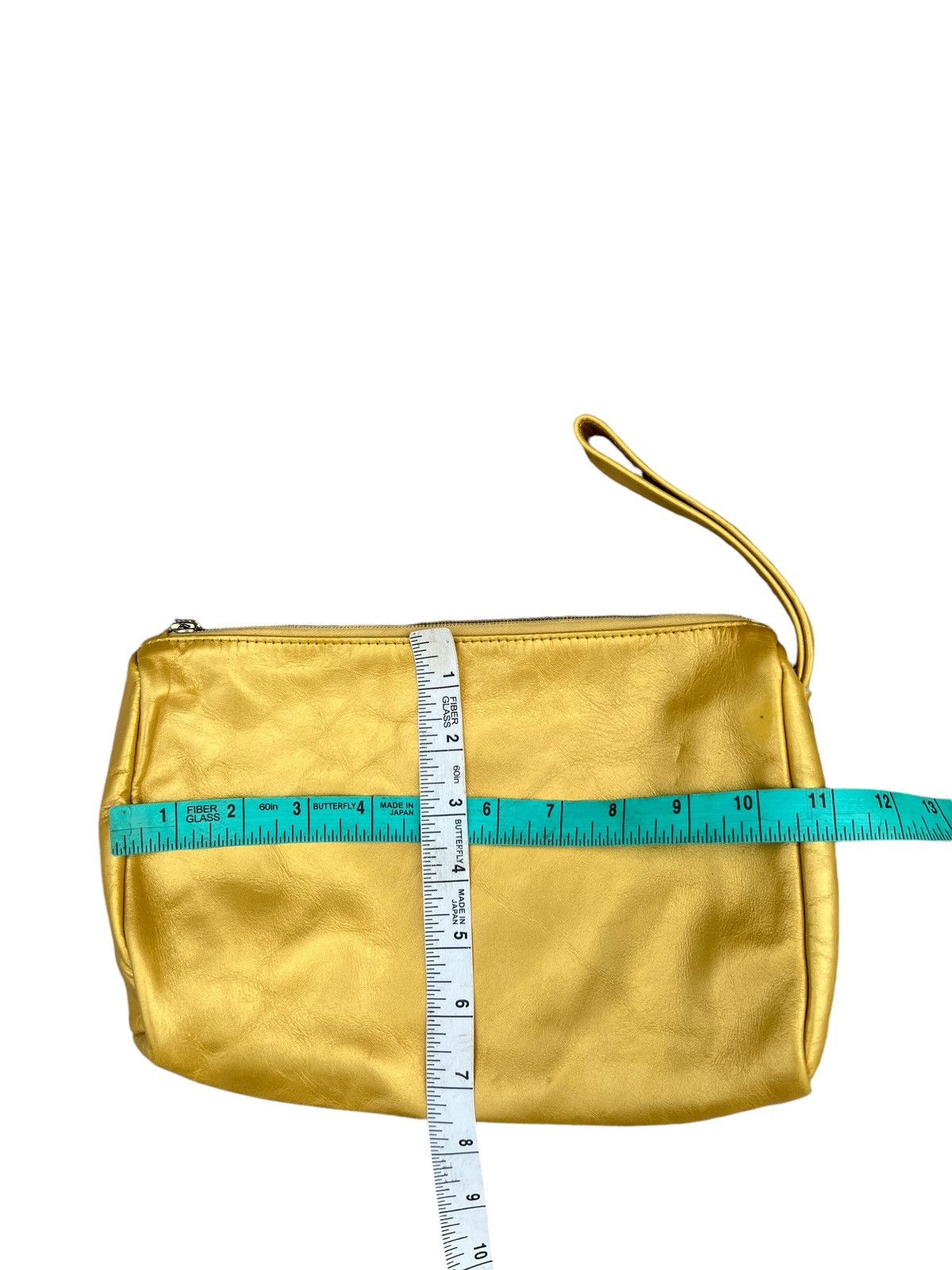 A.P.C. Vintage A.P.C. Patina Leather Yellow Gold Clutch Bag Size ONE SIZE - 23 Thumbnail