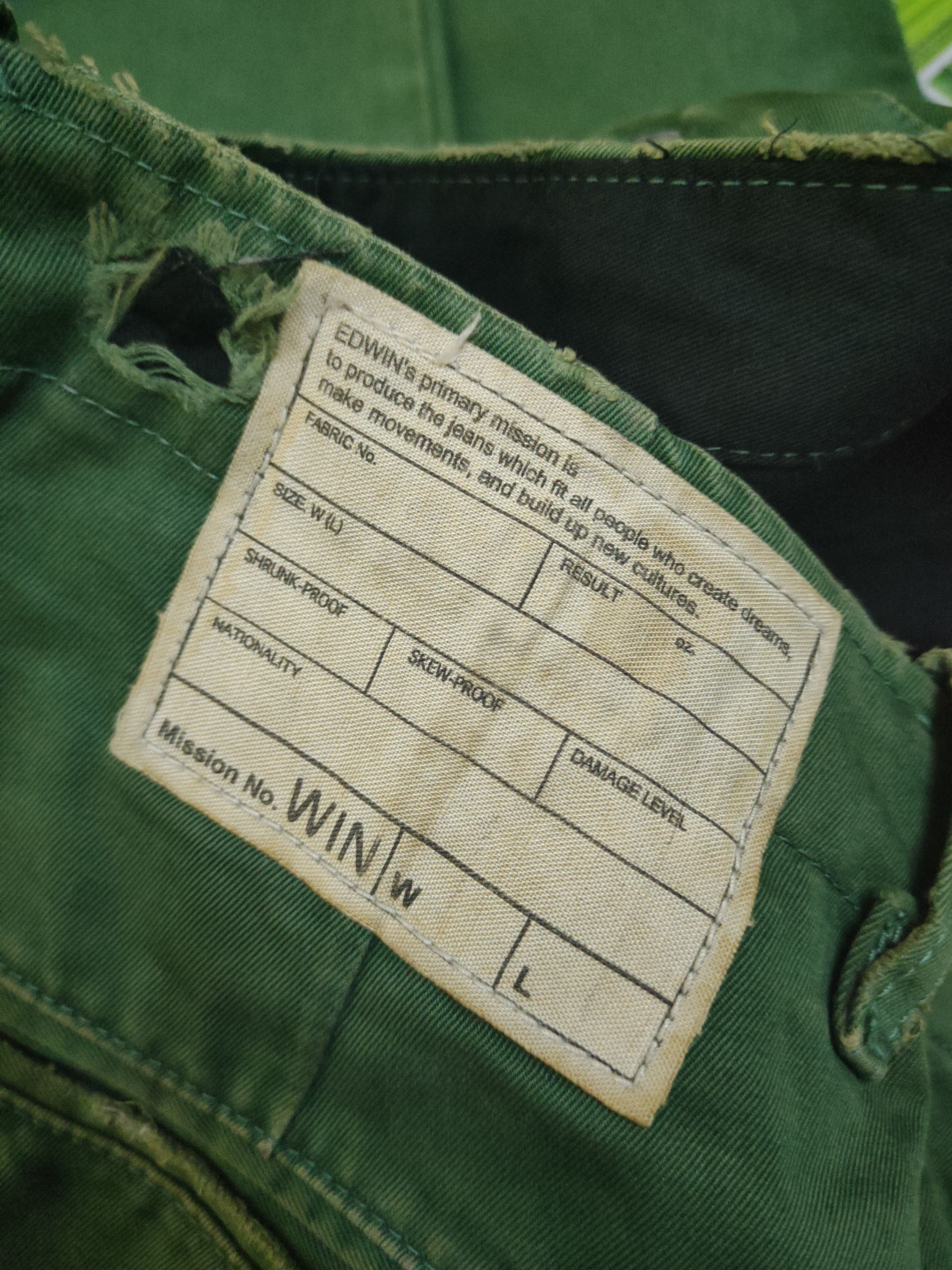 Edwin DL Edwin Green Multipocket Casual Pants #46-040 Size US 30 / EU 46 - 12 Thumbnail