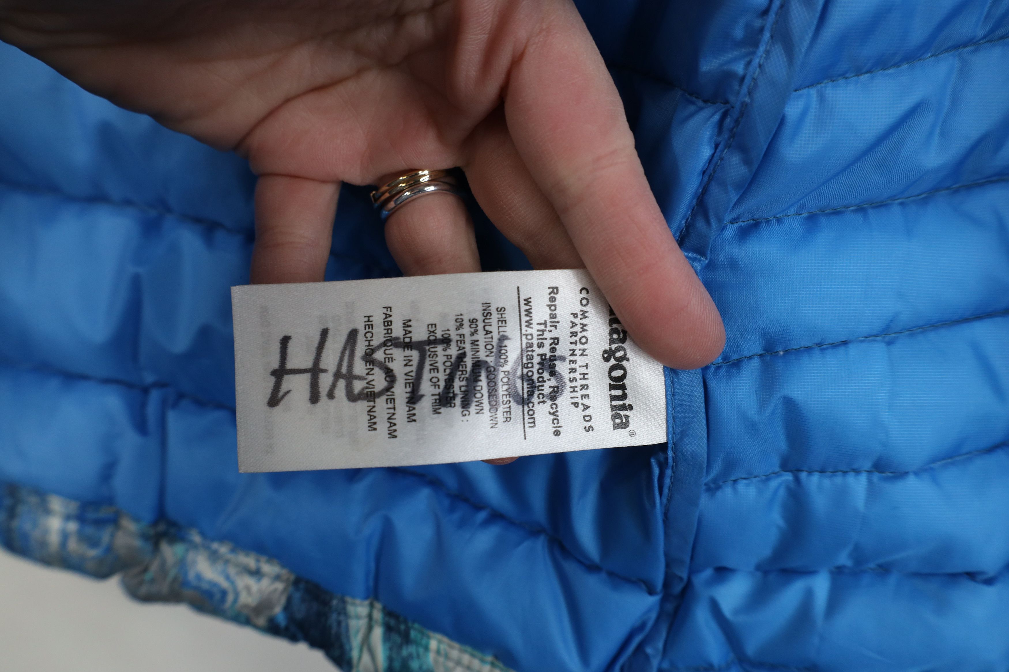 Patagonia Patagonia Marbled Duck Down Insulated Puffer Vest Jacket Size XS / US 0-2 / IT 36-38 - 9 Thumbnail