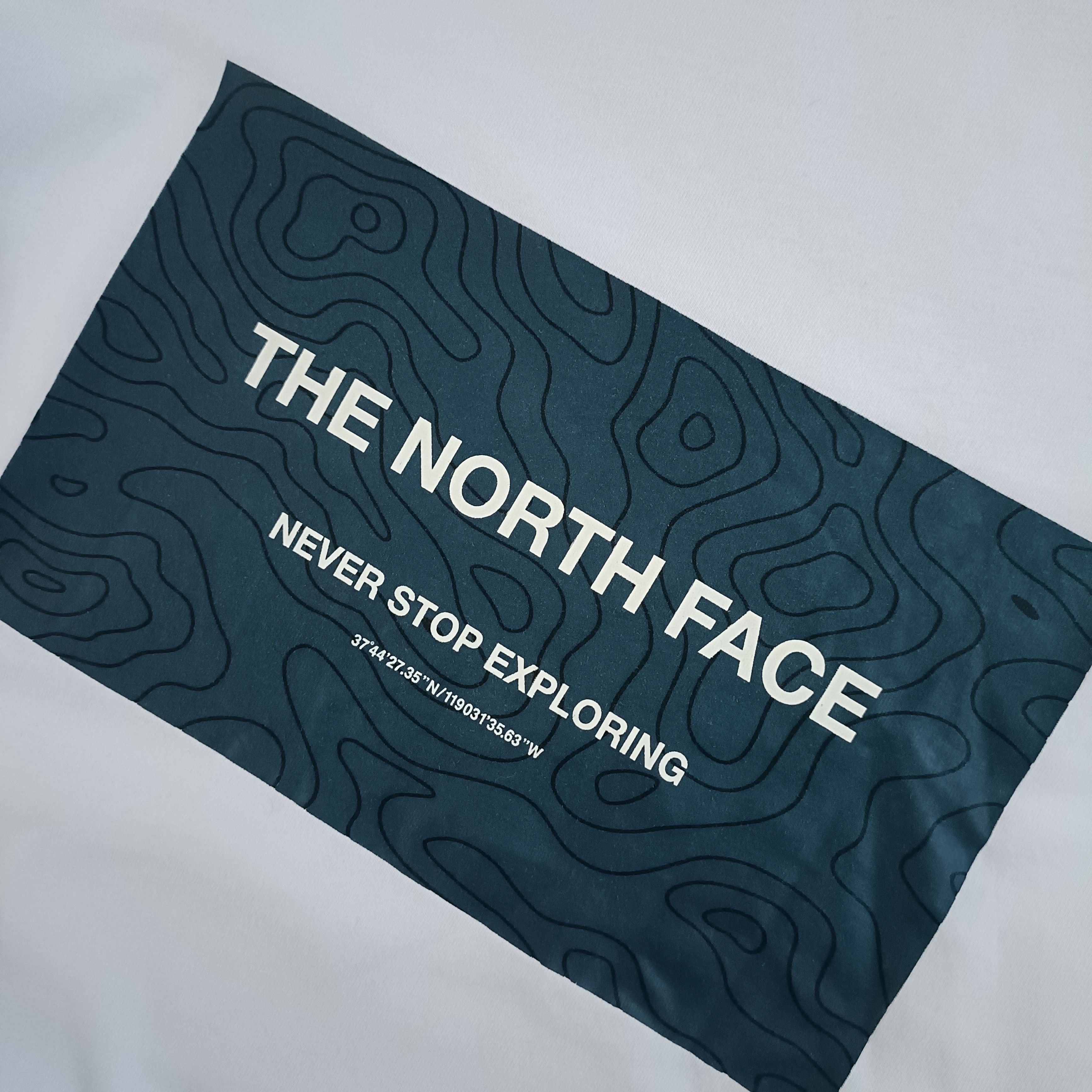 The North Face Men's White Cotton Longsleeve ! Size US S / EU 44-46 / 1 - 5 Thumbnail