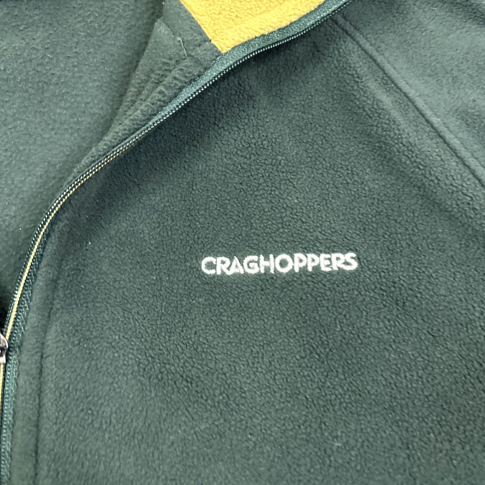 Vintage Craghoppers Quarter Zip Jumper Mens Size M Green Logo Pullover Jumper Size US M / EU 48-50 / 2 - 2 Thumbnail