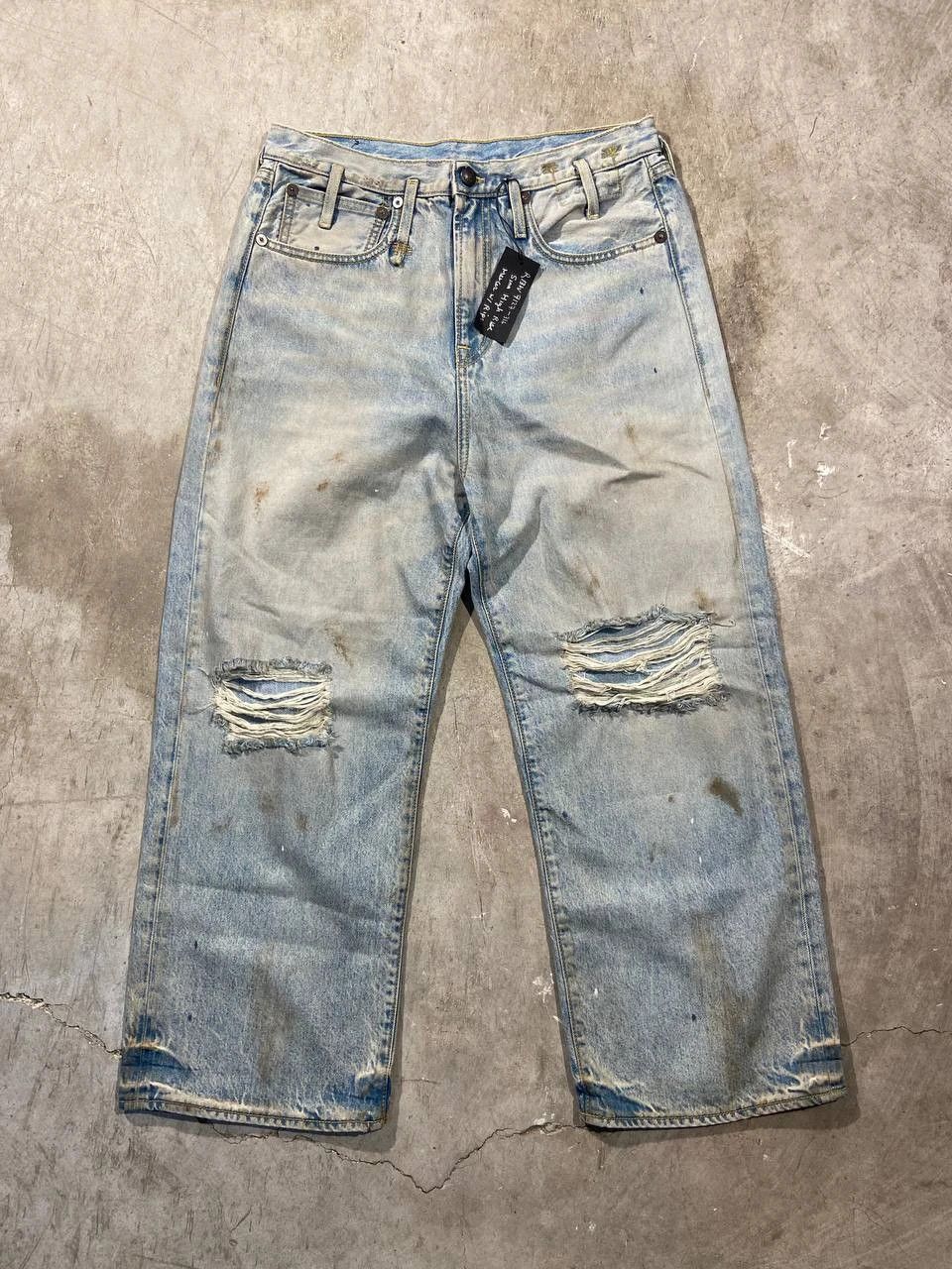 R13 R13 BAGGY Denim Jeans Size 27" / US 4 / IT 40 - 1 Thumbnail