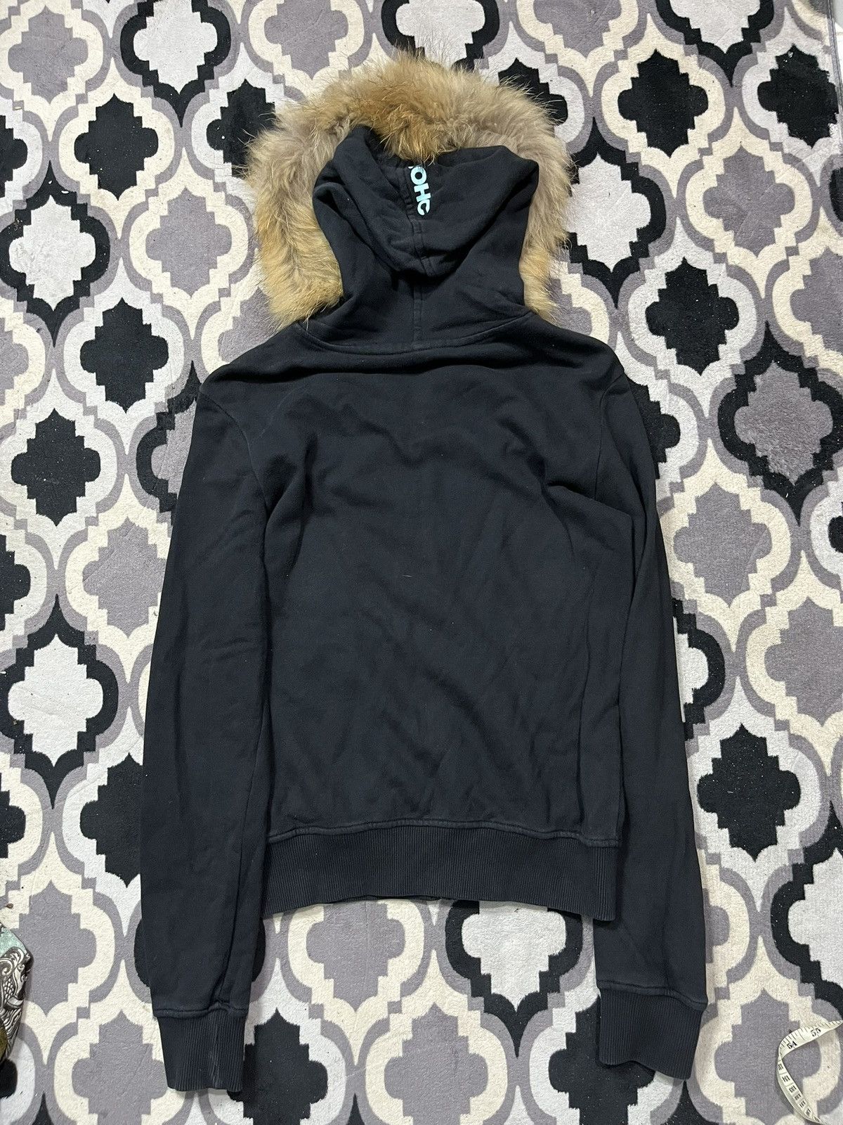 Isamu Katayama Backlash Vintage dohc black faux fur hoodie Size US S / EU 44-46 / 1 - 2 Thumbnail