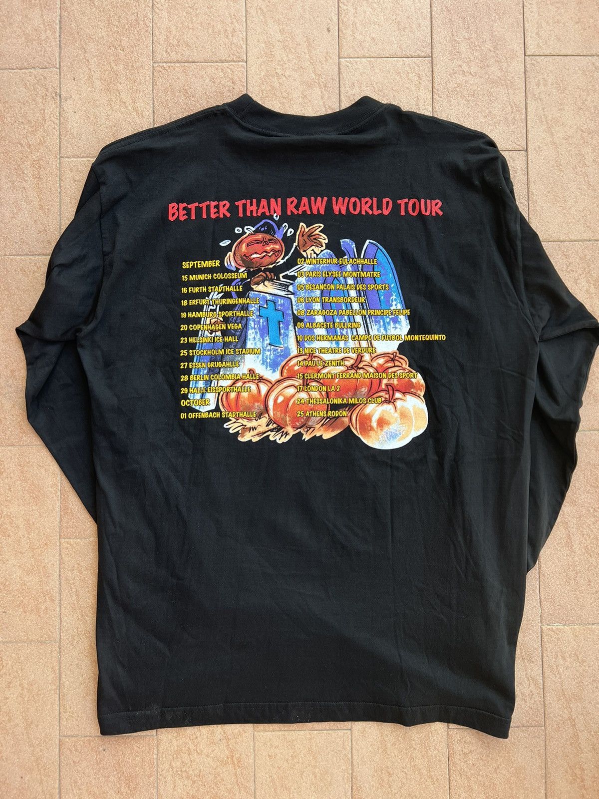 Band Tees × Vintage Vintage 1998 Halloween Better Than Raw World Tour Size US XL / EU 56 / 4 - 2 Thumbnail