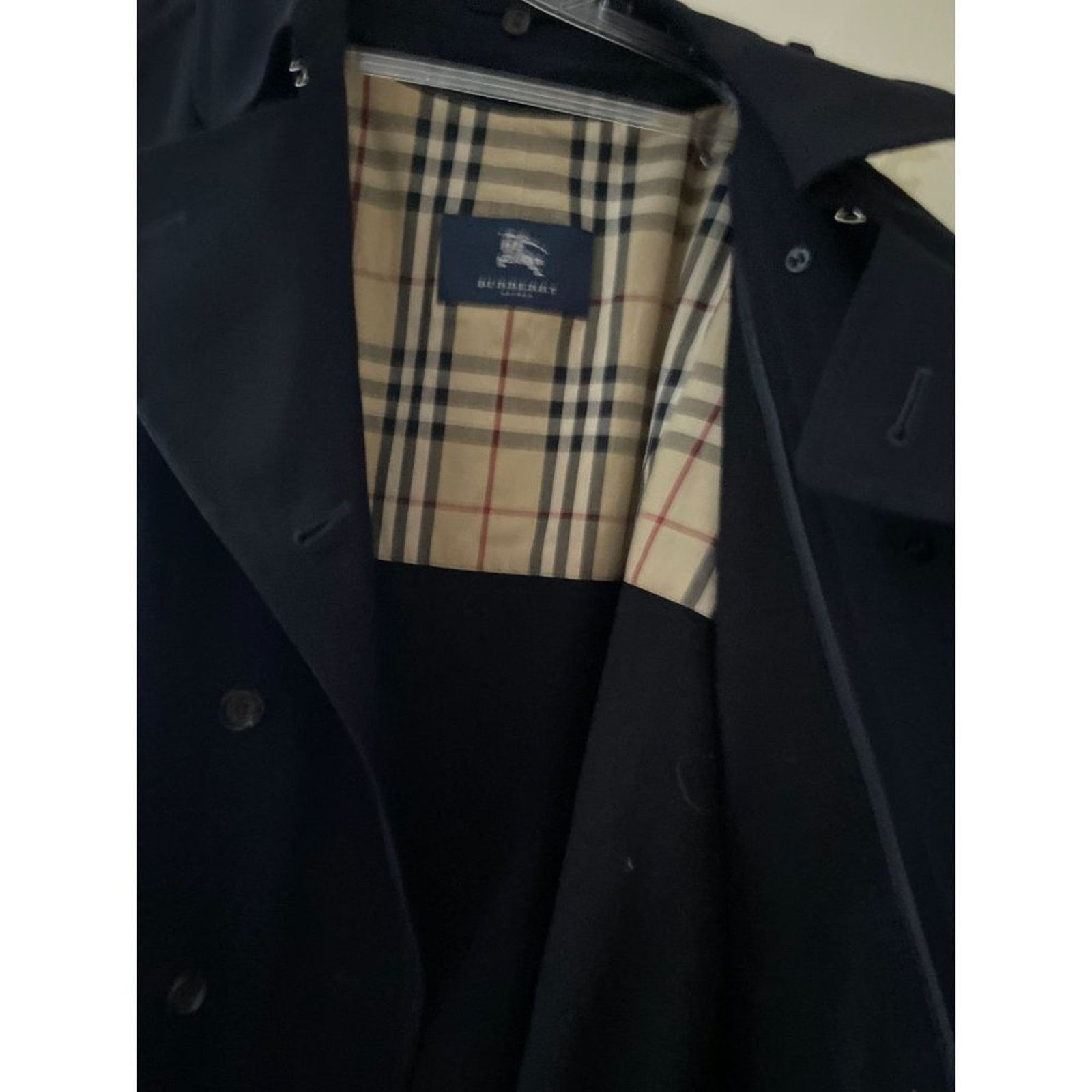 Burberry Men's Size 44 Burberry Nova Check Wool Lined Trench coat Size US S / EU 44-46 / 1 - 2 Thumbnail