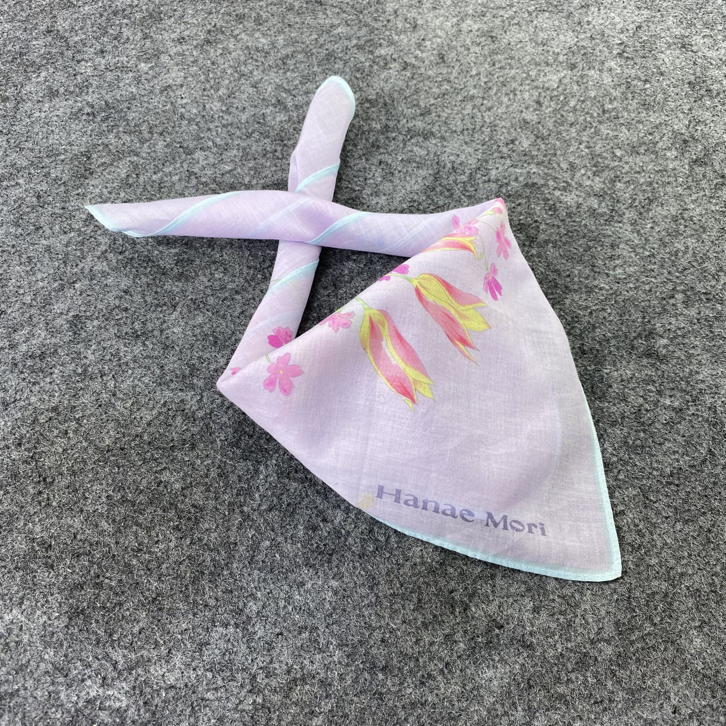 Hanae Mori Hanae Mori Handkerchief / Bandana / Neckerchief -B565 Size ONE SIZE - 1 Thumbnail