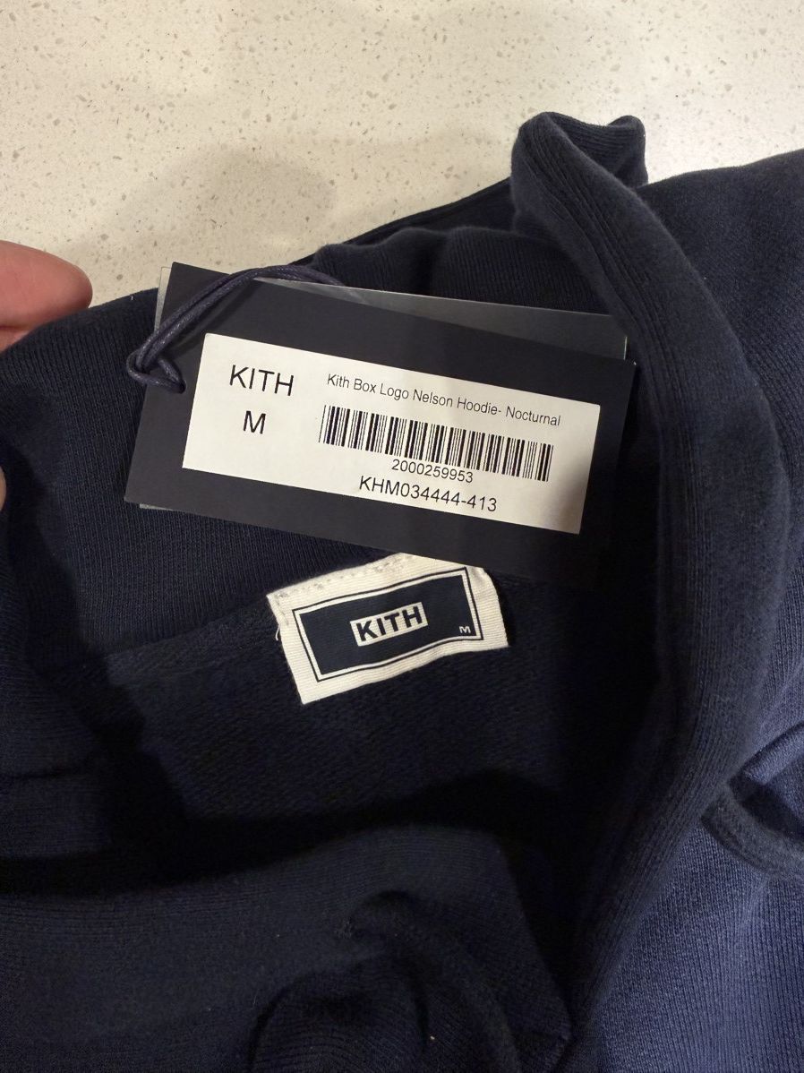 Kith Kith Box Logo Hoodie - Nocturnal Size US M / EU 48-50 / 2 - 2 Thumbnail
