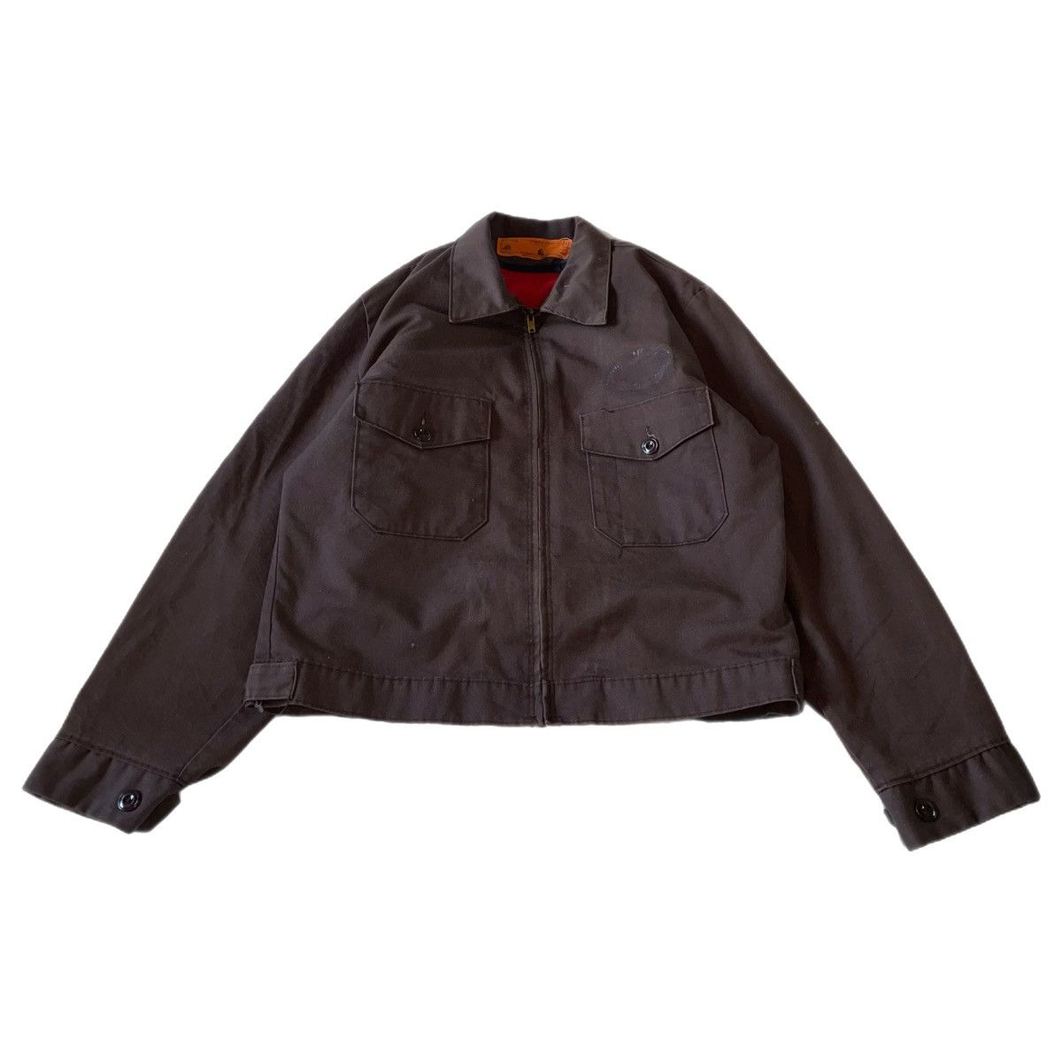 Vintage Red Cap 70s Brown Work Jacket Size US M / EU 48-50 / 2 - 4 Thumbnail