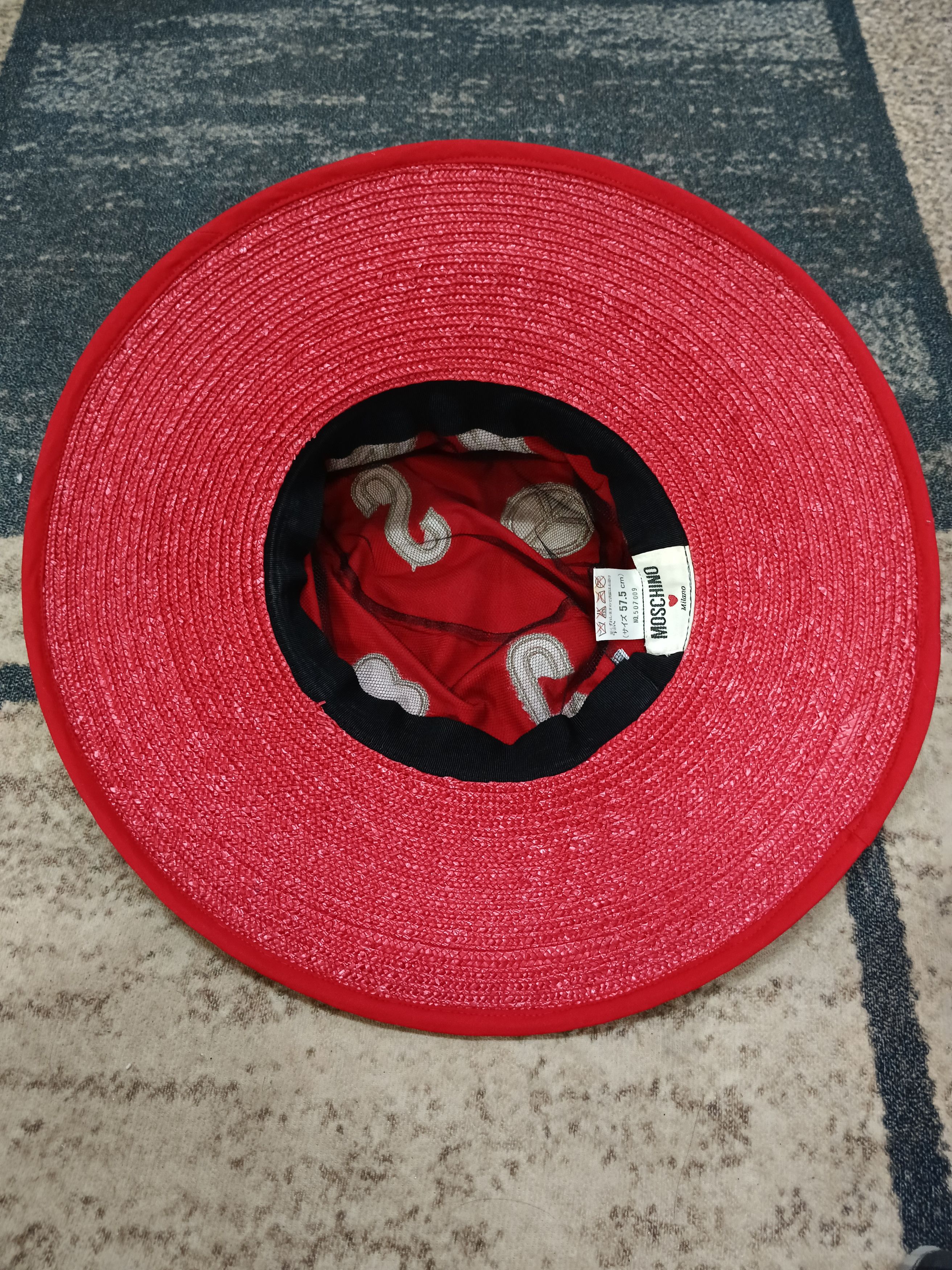 Moschino OG🔥GRAIL MOSCHINO BUCKET HAT Size ONE SIZE - 4 Thumbnail
