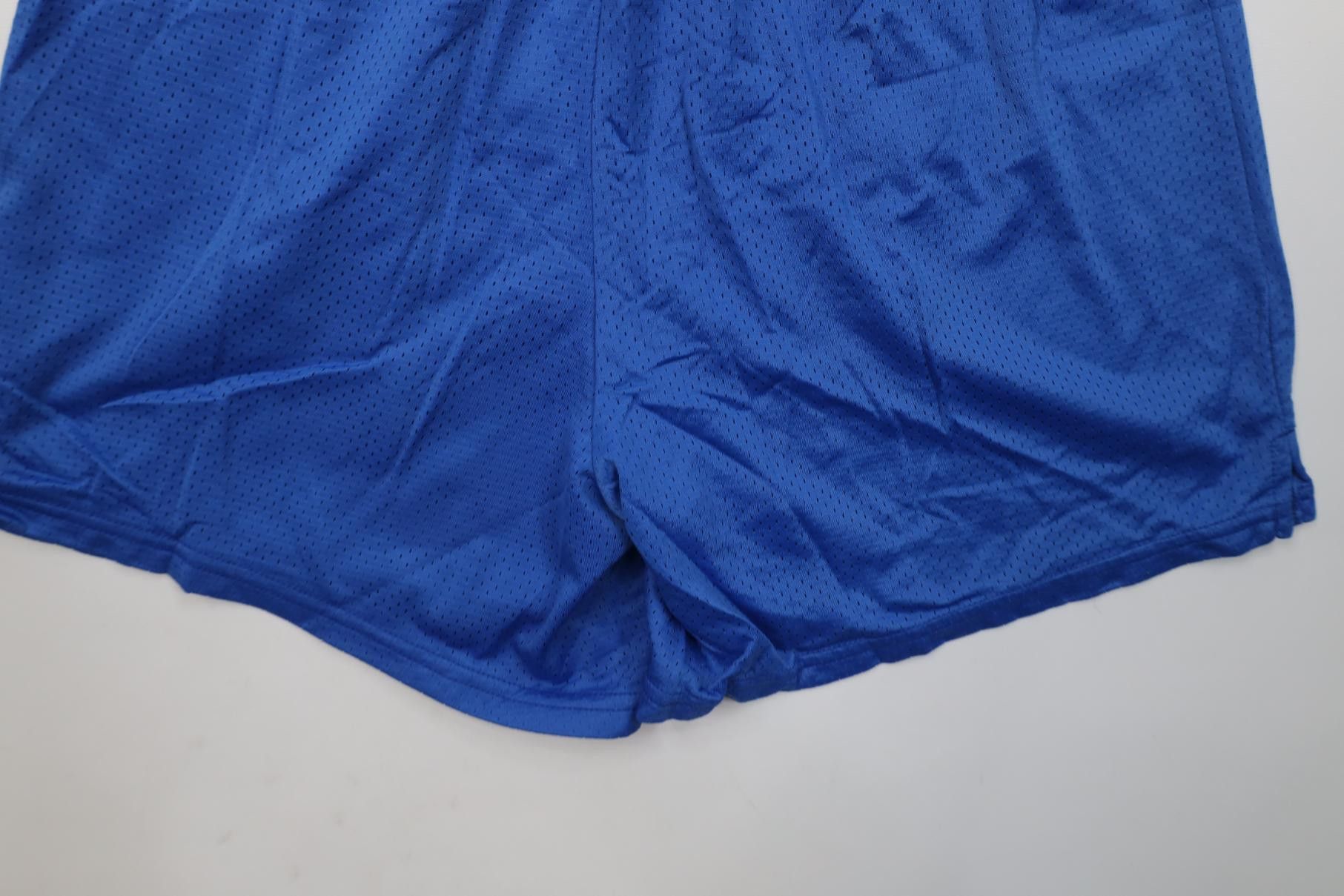 Champion Vintage 90s Champion Above Knee Mesh Shorts Royal Blue Nylon Size US 34 / EU 50 - 12 Thumbnail