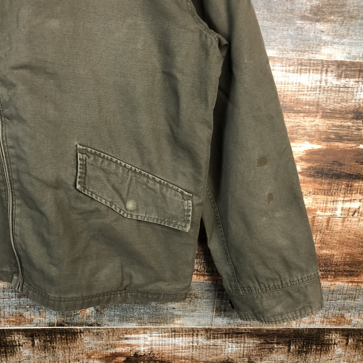 Other United Green military Bombers Jacket #A2197 Size US L / EU 52-54 / 3 - 8 Thumbnail
