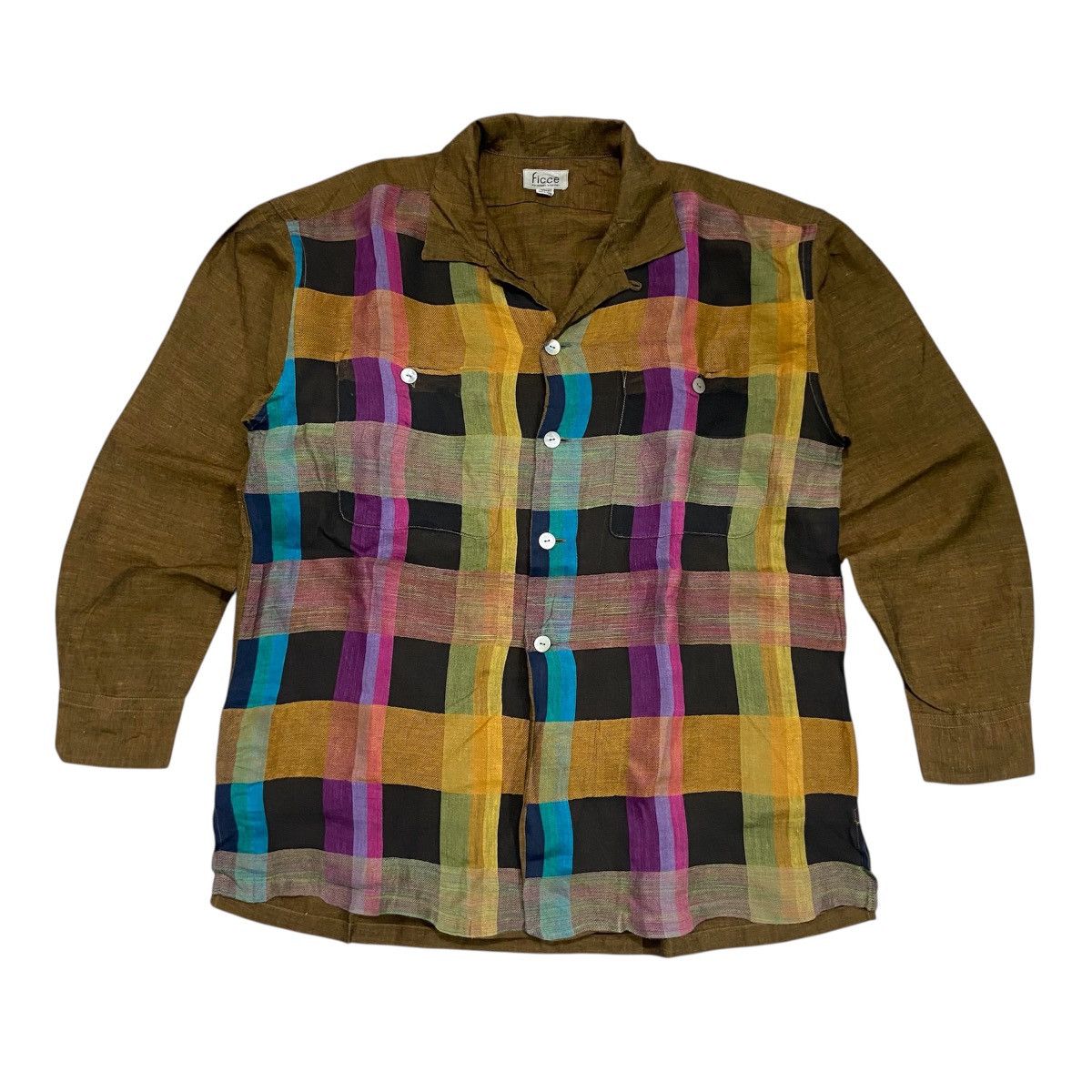 Yoshiyuki Konishi RARE 💥 Vtg FICCE By Yoshiyuki Konishi Shirt Size US M / EU 48-50 / 2 - 1 Thumbnail