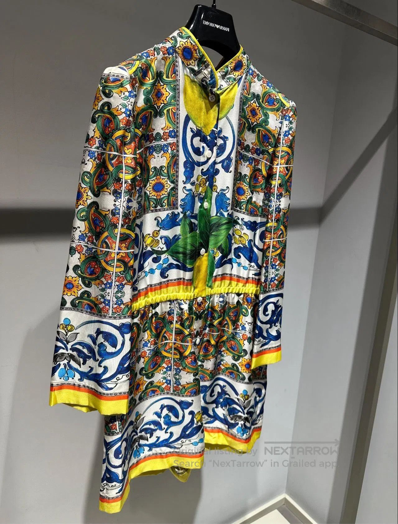 Dolce & Gabbana Dolce Gabbana Silk Playsuit Dress. Size 41" - 4 Thumbnail