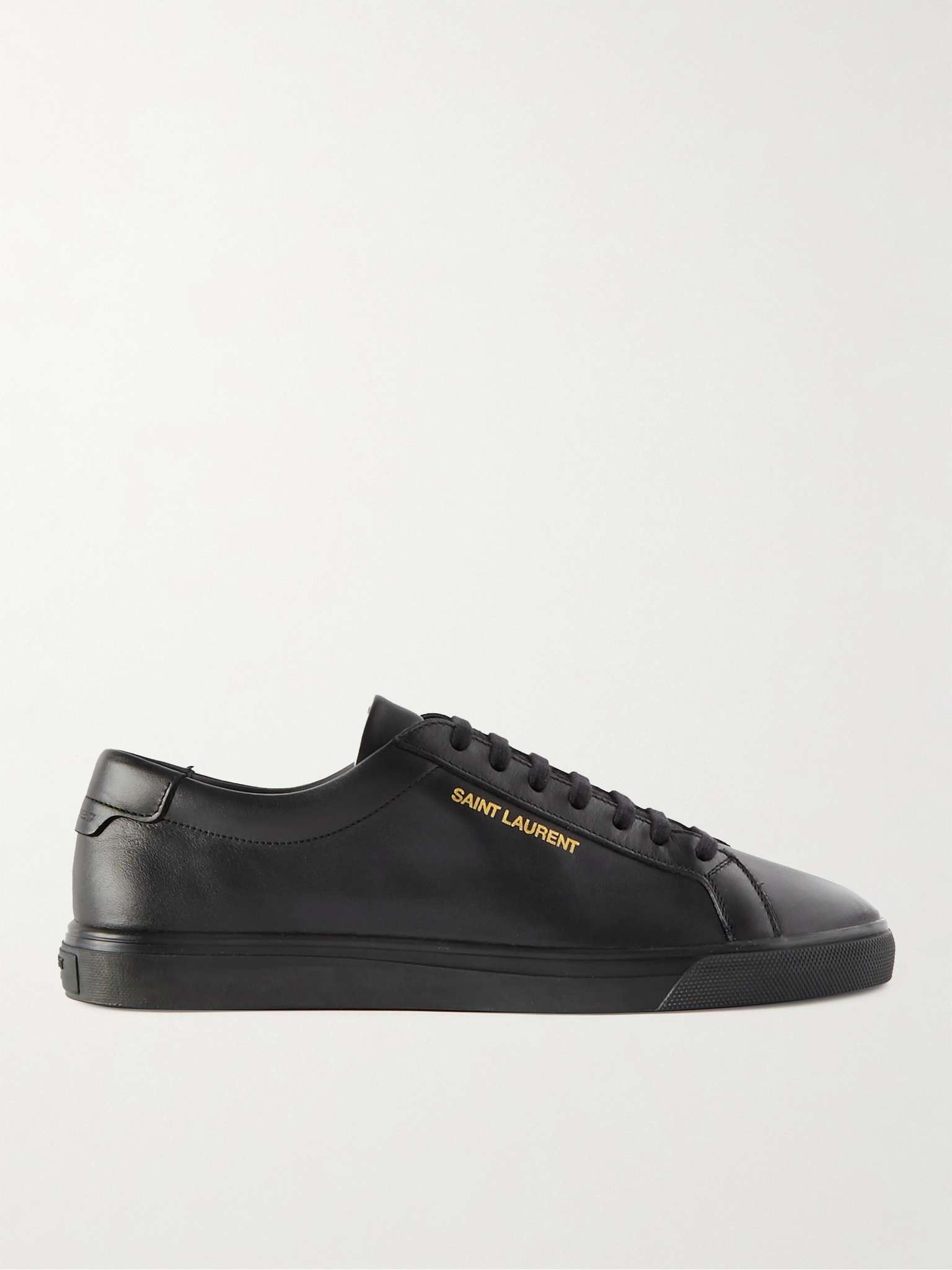 Saint Laurent Paris men's andy sneakers in leather Size US 8 / EU 41 - 1 Thumbnail