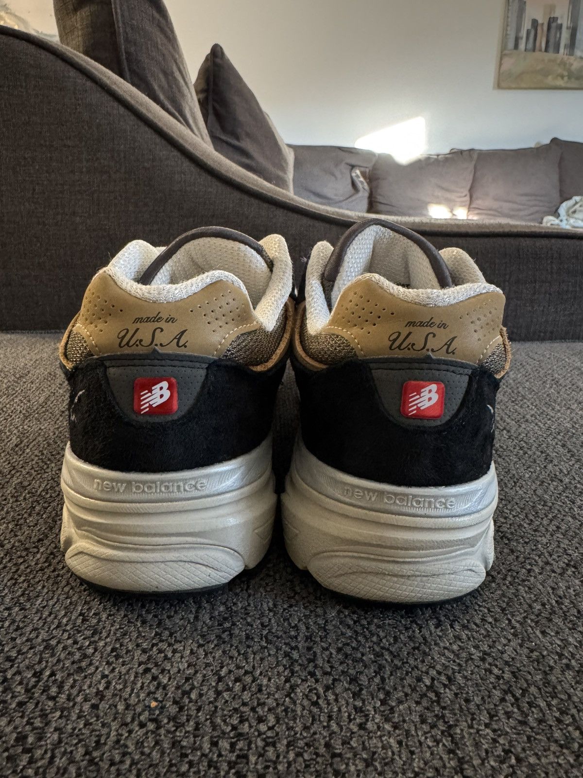 New Balance Teddy Santis x New Balance 990v3 Made in USA 'Black Tan' Size US 7.5 / EU 40-41 - 4 Thumbnail