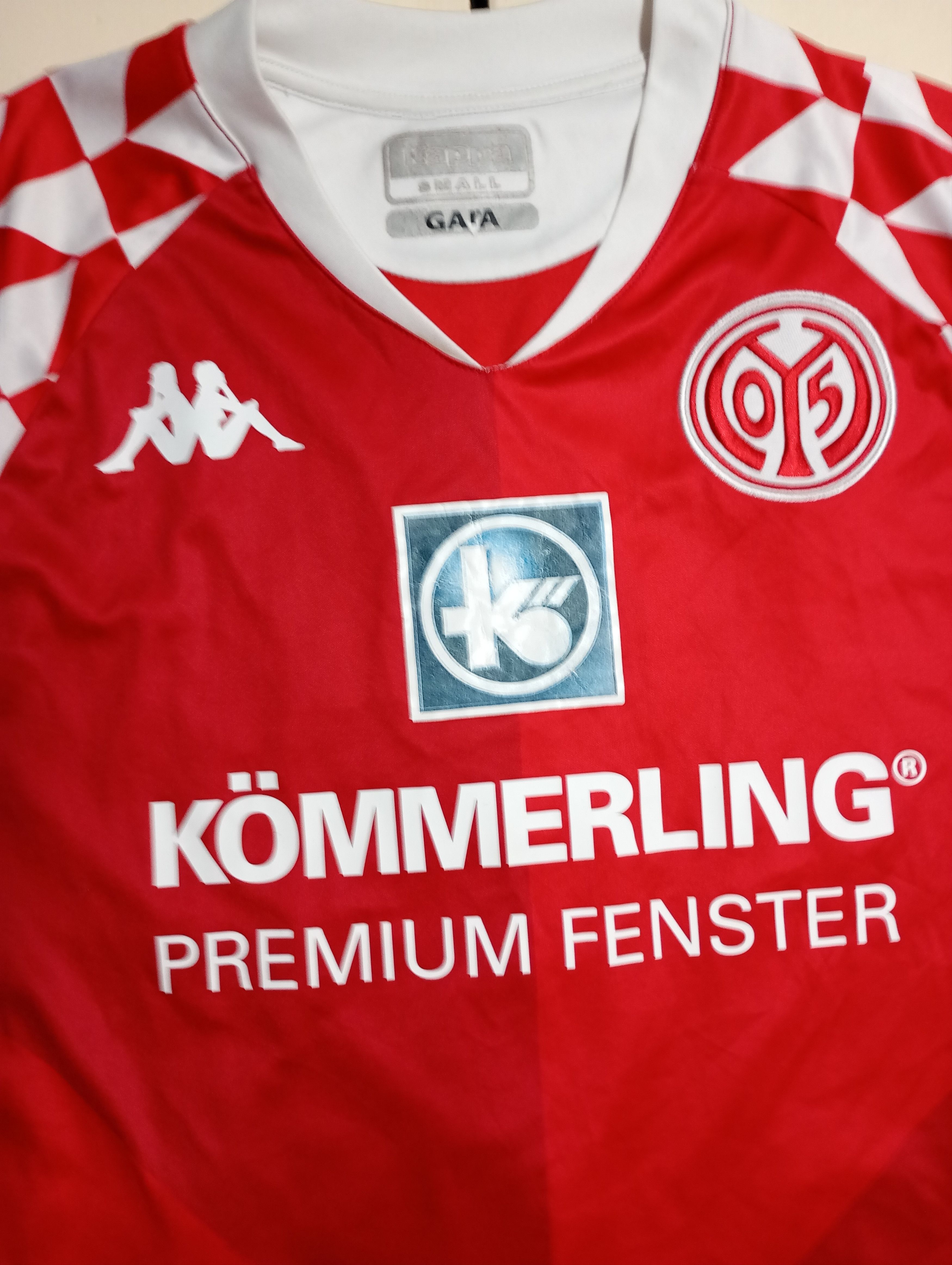 Kappa FSV Mainz 05 Kappa Jersey #26 Nebel 2020-2021 Size US S / EU 44-46 / 1 - 6 Thumbnail