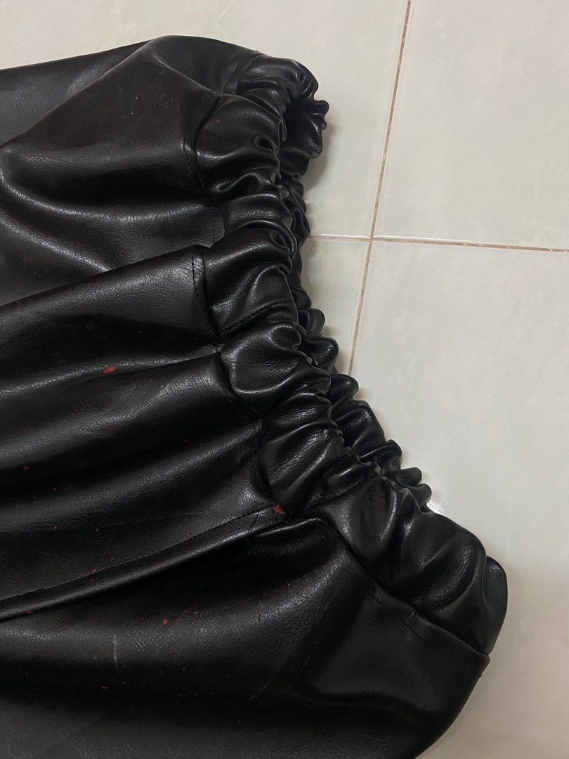 Japanese Brand LEATHER PANTS/SKIRT JAPANESE INSPIRED Size US 29 - 6 Thumbnail