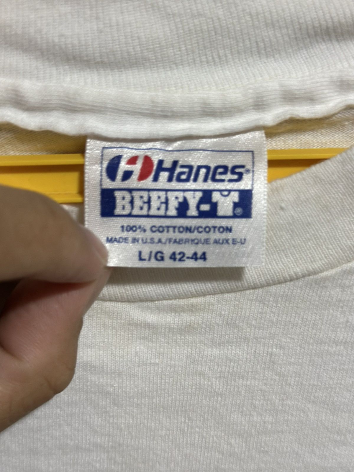 Hanes × Vintage Vintage Mrt Tiger Photo Faded Tee Size US L / EU 52-54 / 3 - 4 Thumbnail