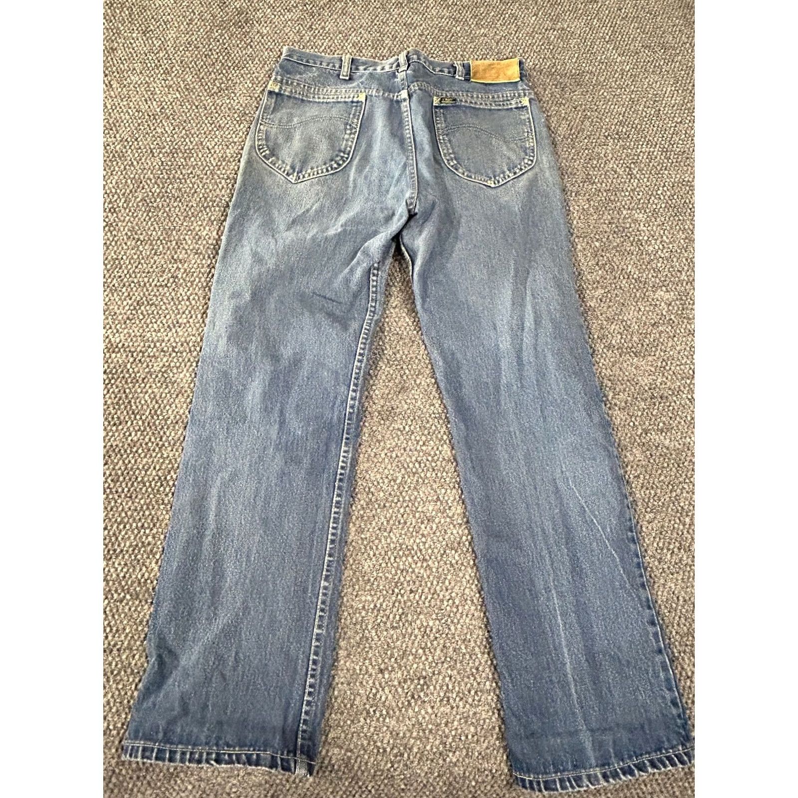 Lee VINTAGE Lee Jeans Womens 16 Blue High Rise Tapered Leg 90s Denim 5-Pocket Mens? Womens Size 38" / US 16 / IT 52 - 6 Thumbnail