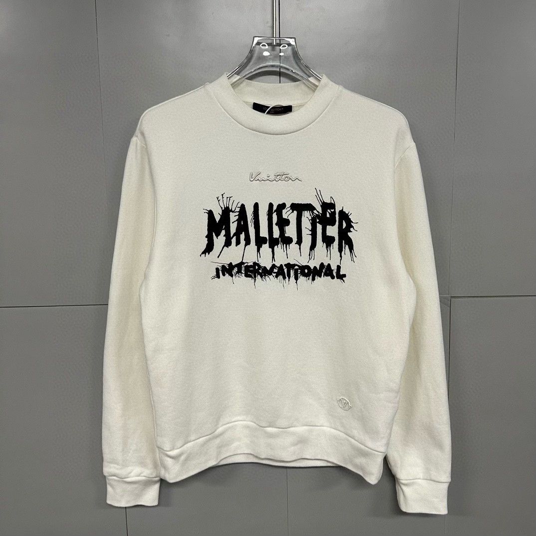 Louis Vuitton louis vuitton ss24 graffiti sweatshirt for men Size US XL / EU 56 / 4 - 1 Thumbnail