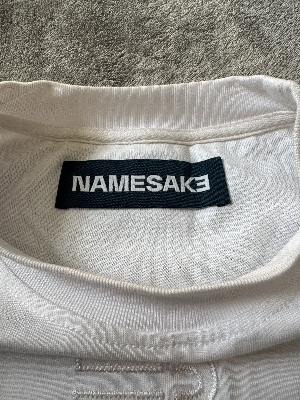 NAMESAKE NAMESAKE White Sava T-Shirt Size US M / EU 48-50 / 2 - 5 Thumbnail