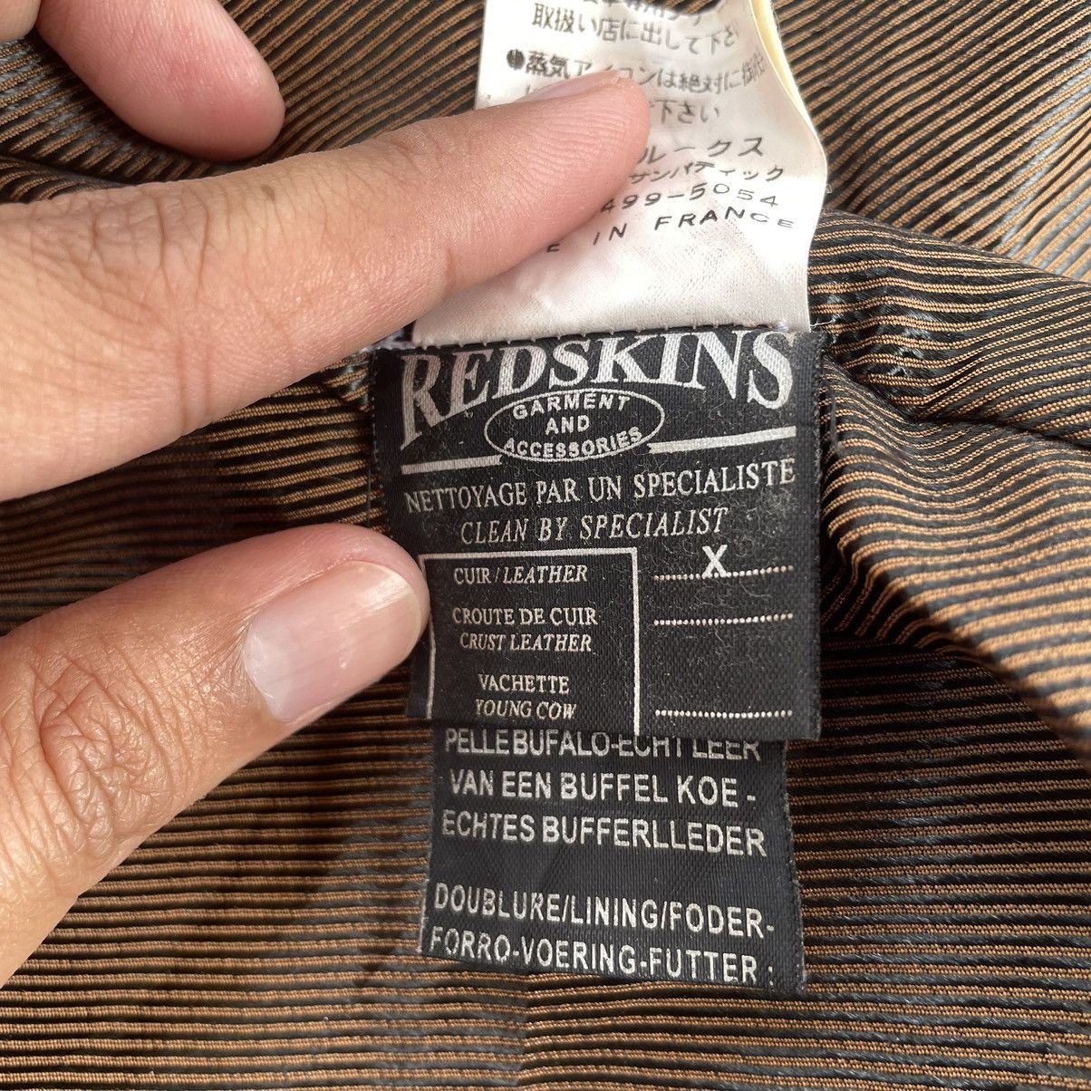 Vintage Vintage Redskins Genuine Buffalo Leather Women Brown Jacket Size M / US 6-8 / IT 42-44 - 5 Thumbnail
