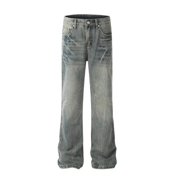 Japanese Brand VIBE American retro washed distressed casual versatile jeans Size US 32 / EU 48 - 1 Thumbnail