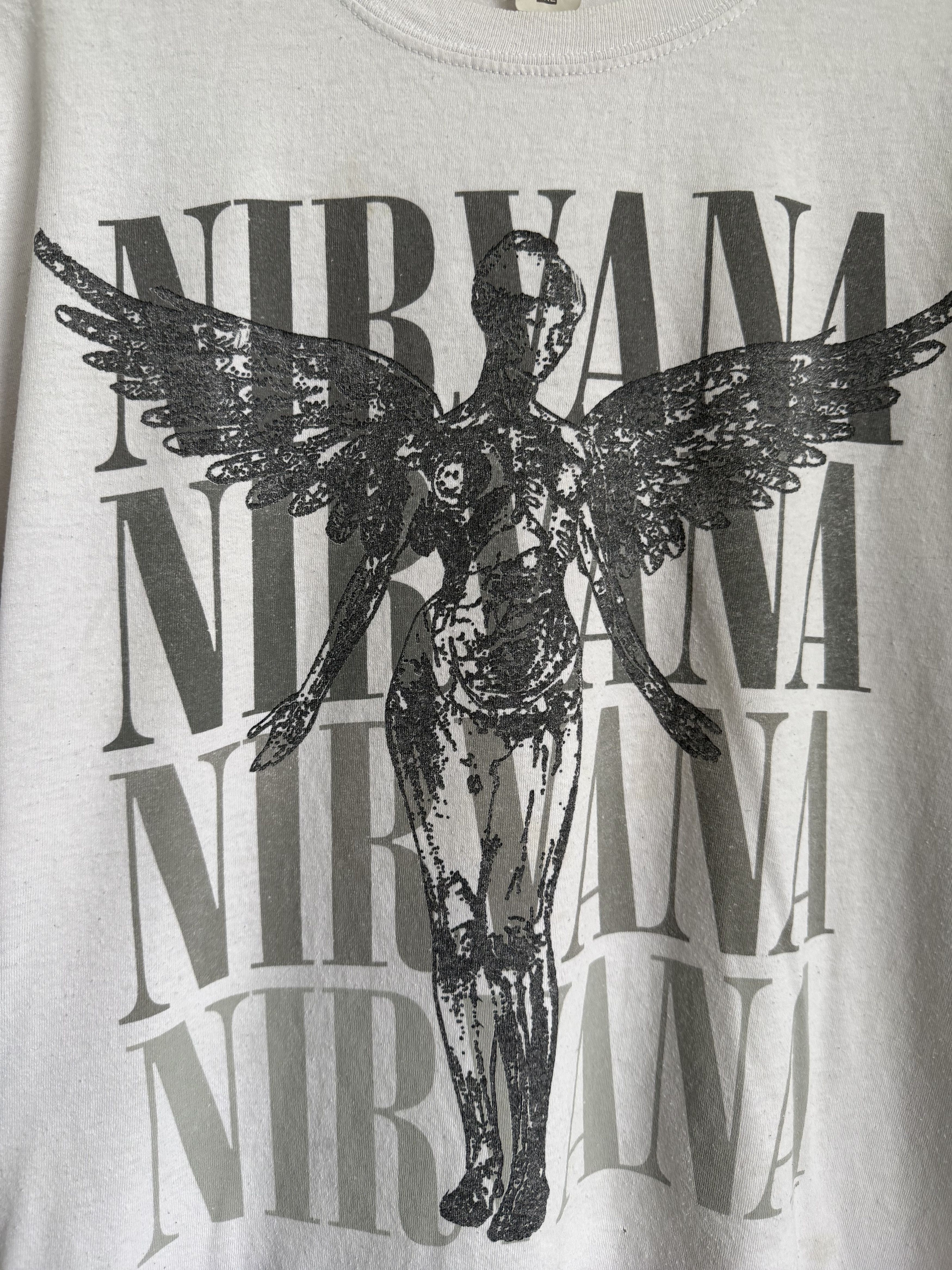 Band Tees Nirvana IN Utero abstraction logo t-shirt Size US XXL / EU 58 / 5 - 2 Thumbnail
