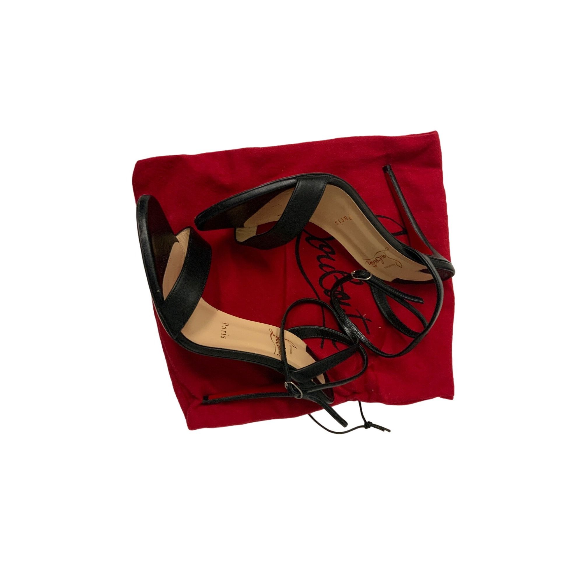 Christian Louboutin Christian Louboutin Loubigirl Ankle-Strap Red Sole Sandals Size US 7 / IT 37 - 3 Thumbnail