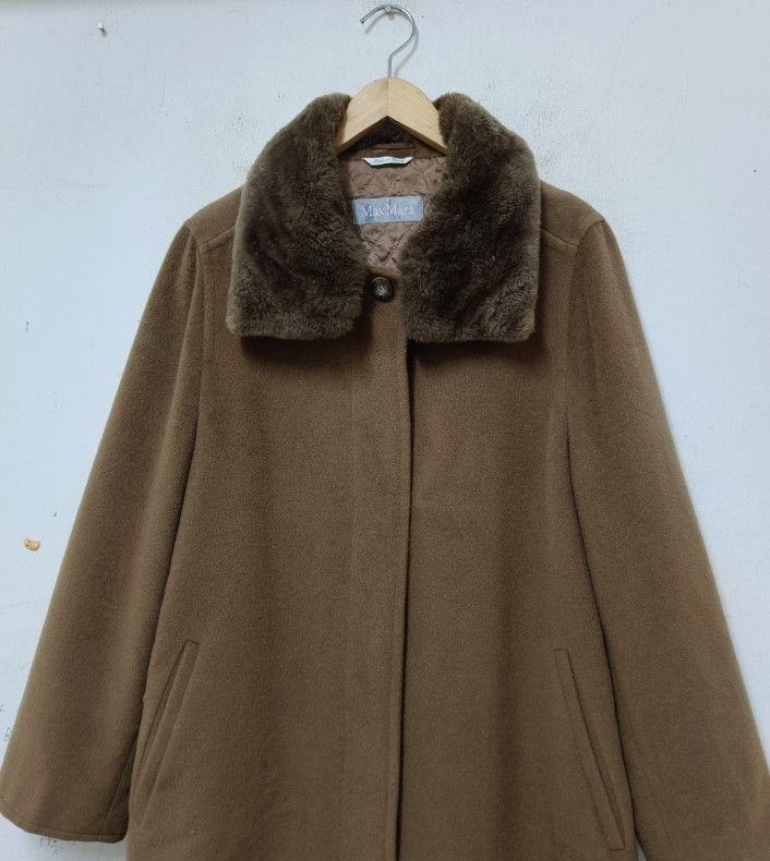 Other Vintage Max Mara Virgin Wool Fur Coat Size US M / EU 48-50 / 2 - 2 Thumbnail