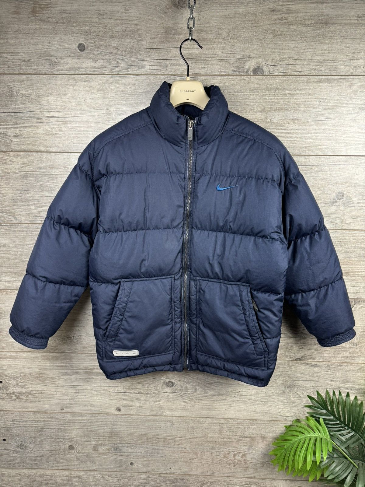 Nike Nike Puffer 90s Vintage Rare Big Swoosh Y2K drill style Size US XS / EU 42 / 0 - 6 Thumbnail