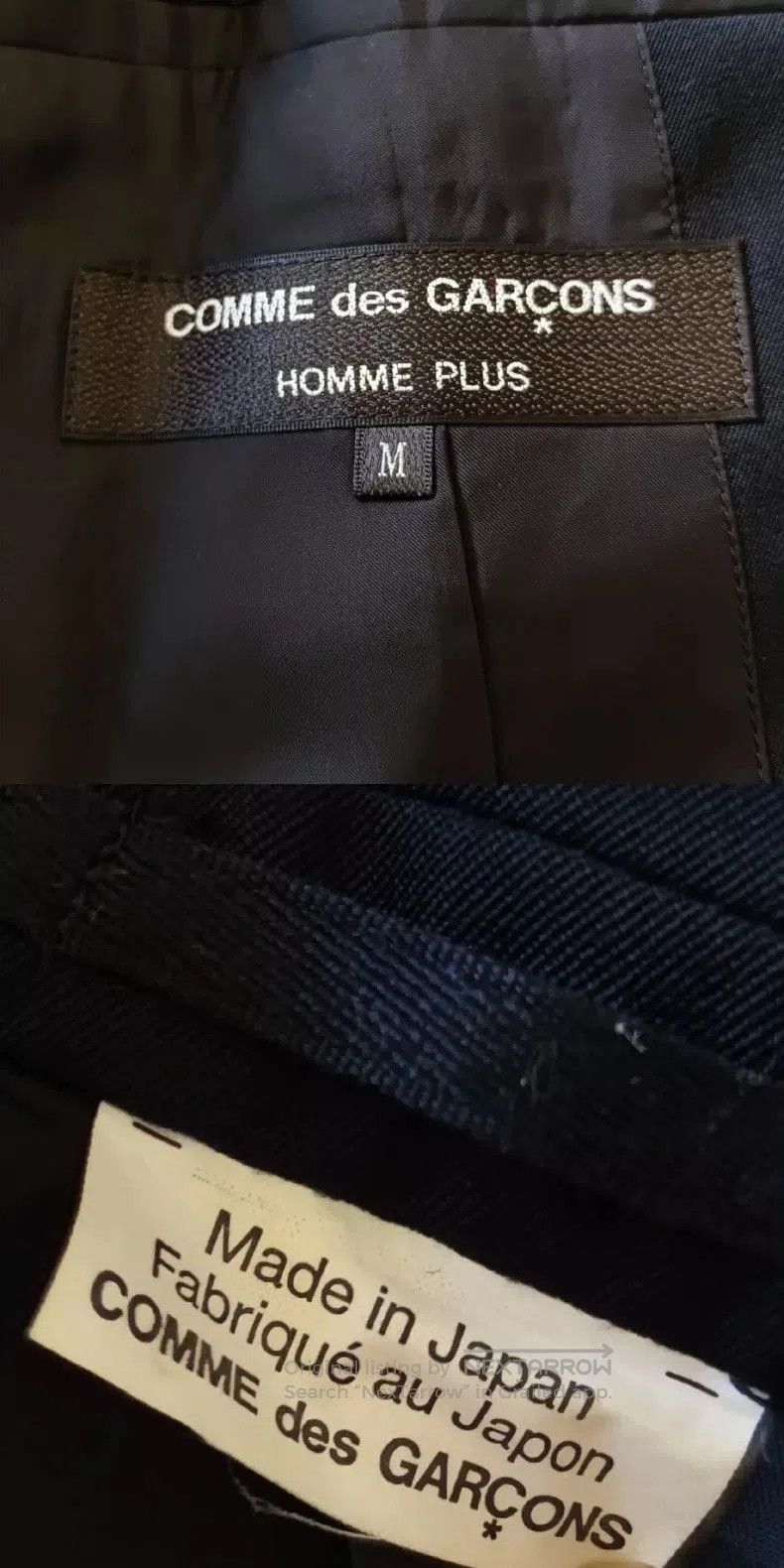 Comme des Garcons Comme des Garcons Homme Plus Cut Black Blazer. Size US M / EU 48-50 / 2 - 6 Thumbnail