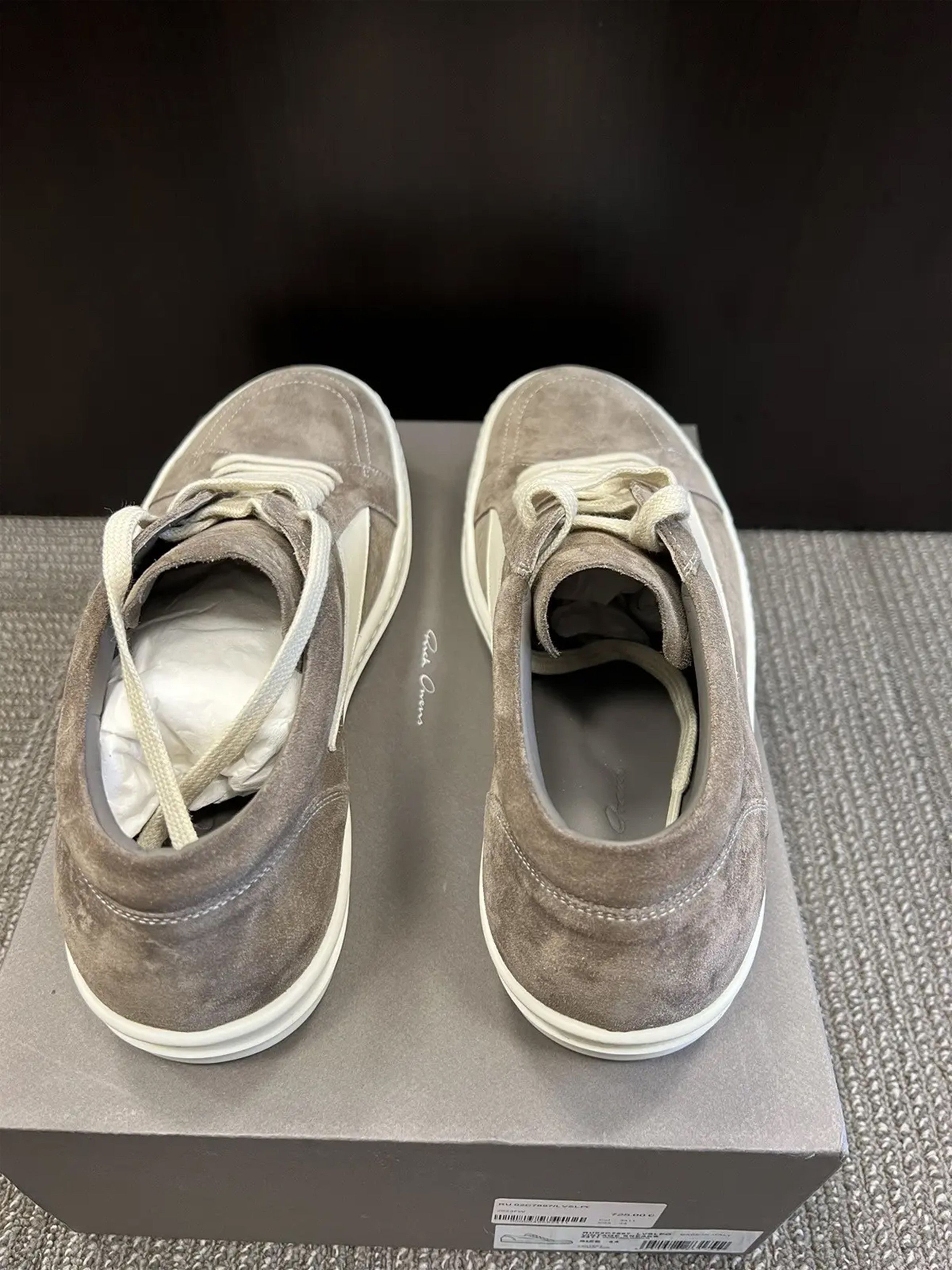 Rick Owens Rick Owens Lido Vintage Sneaker Dust Milk Size US 11 / EU 44 - 3 Thumbnail