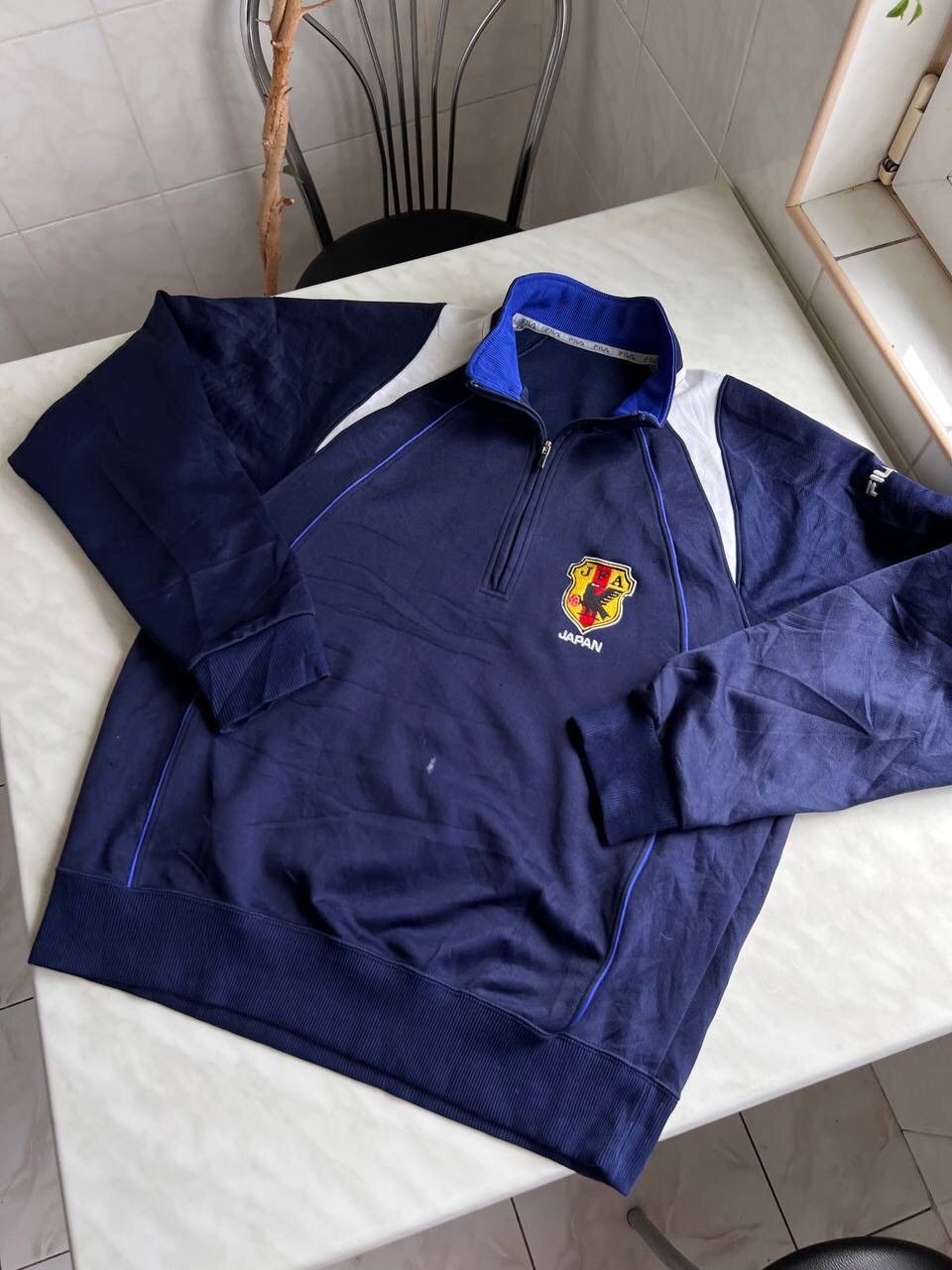 Fila 80s/90s Fila Japan JFA Y2K Soccer Vintage Zip Sweatshirt 1/3 Size US M / EU 48-50 / 2 - 6 Thumbnail