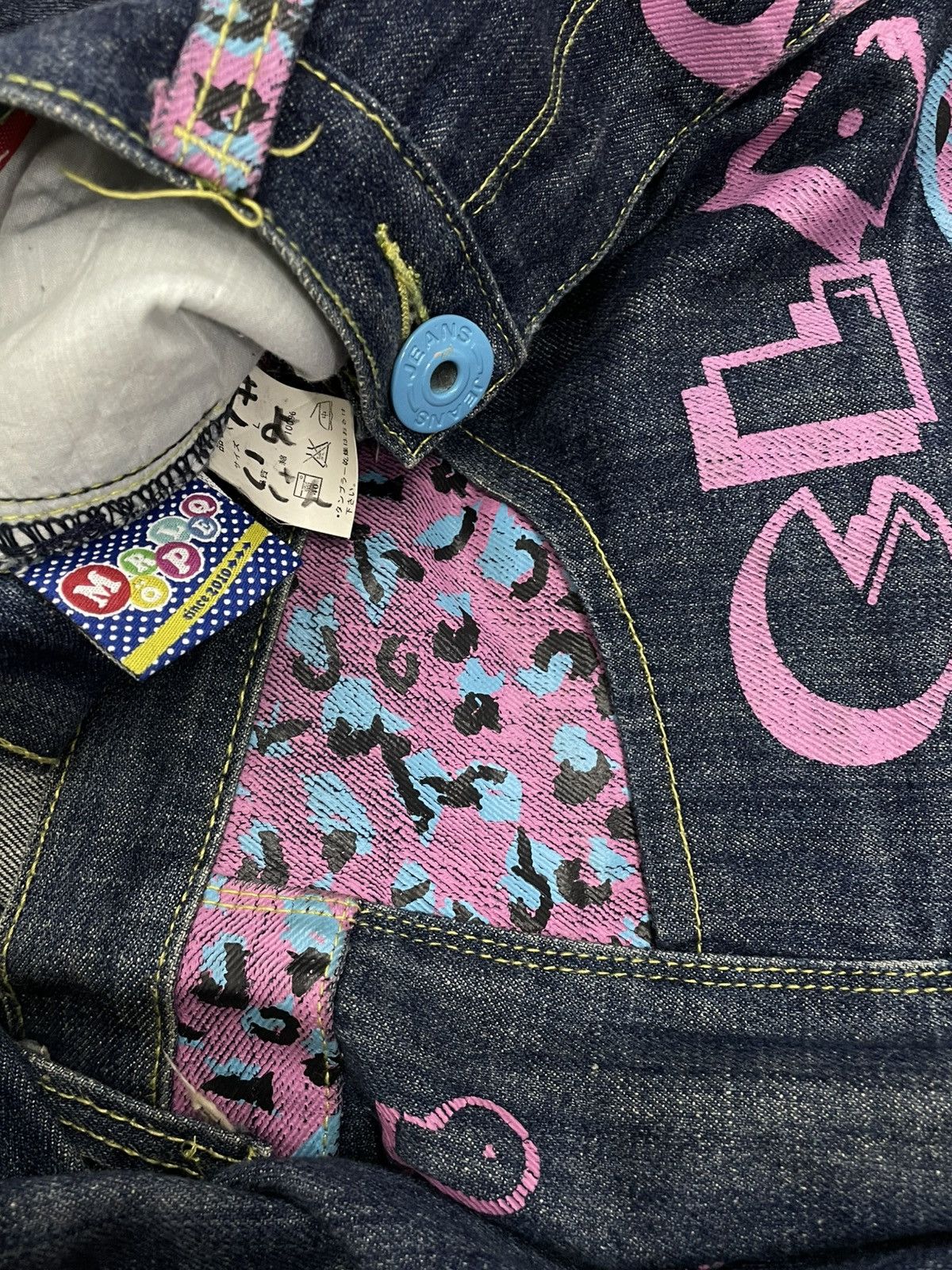 Japanese Brand Vintage Japan Designer 90’S MPLQ Streetwear ‘Clash’ Denim Size US 31 - 10 Thumbnail