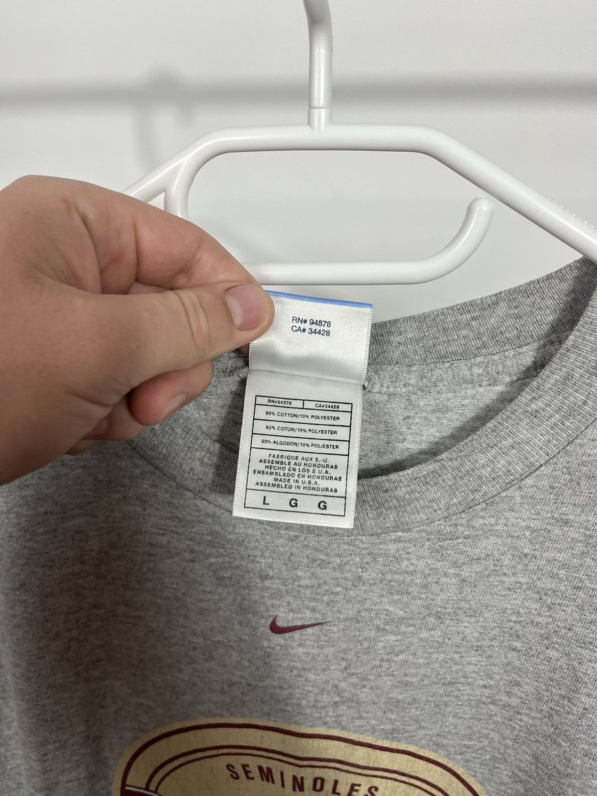 Nike × Vintage Vintage Nike Florida State T-Shirts Size US L / EU 52-54 / 3 - 5 Thumbnail
