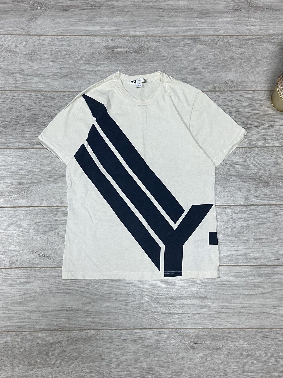 Yohji Yamamoto Y-3 Adidas big logo t-shirt Yohji Yamamoto vintage Size US M / EU 48-50 / 2 - 1 Thumbnail