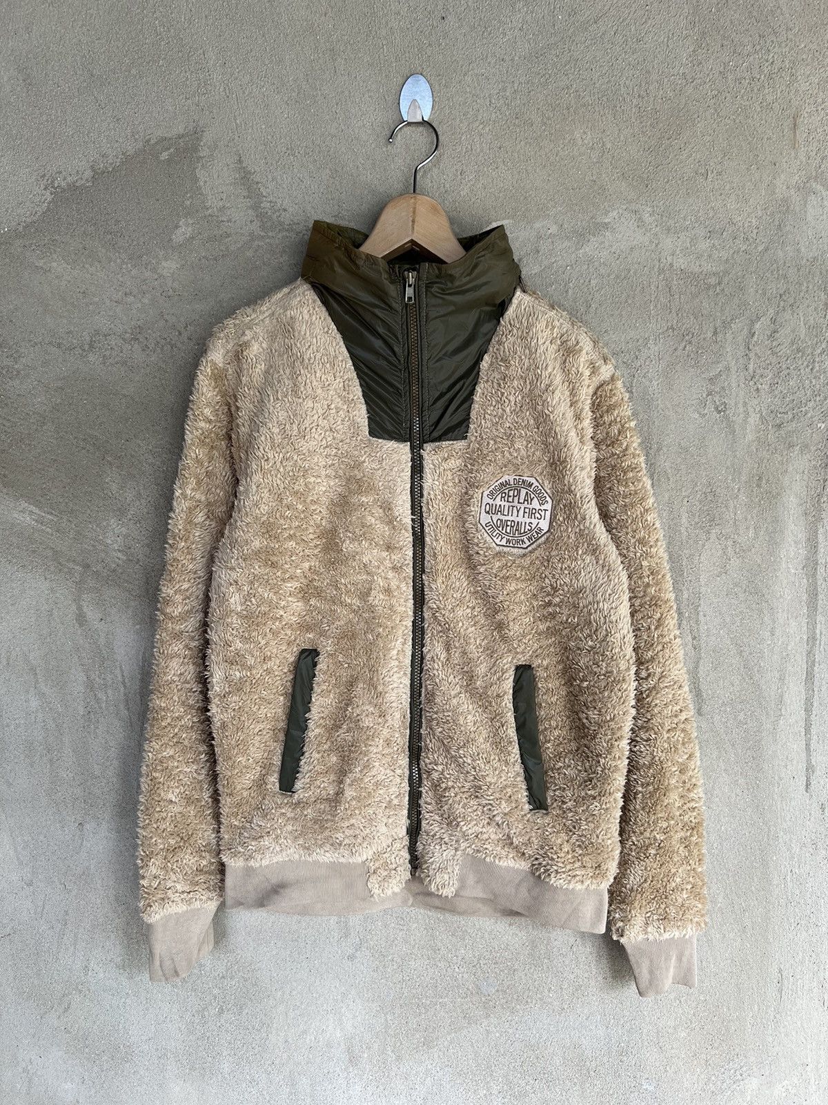Replay × Vintage Vintage Replay Fleece Zipper Jacket Size US M / EU 48-50 / 2 - 2 Thumbnail