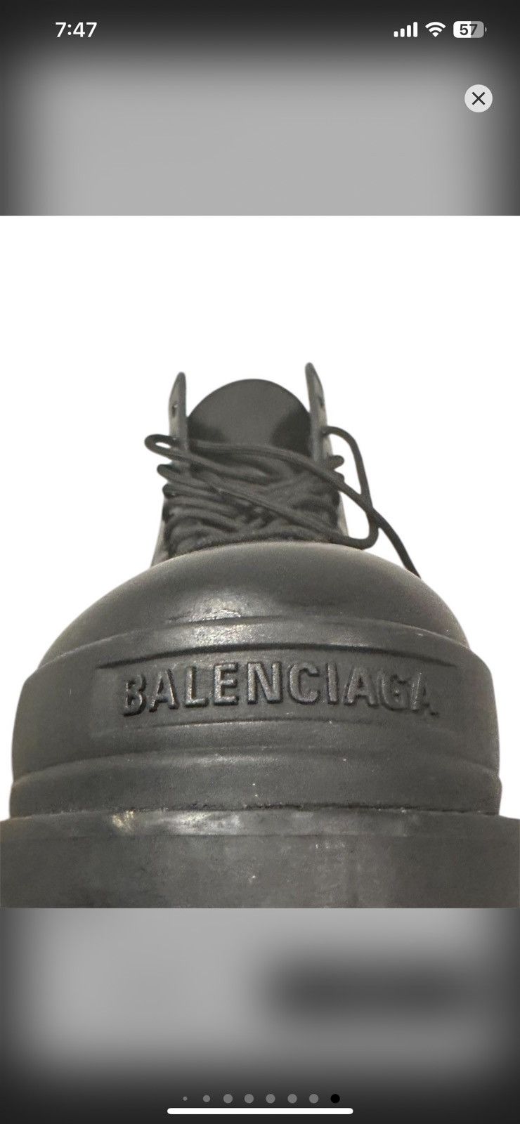 Balenciaga Balenciaga Strike Combat Boots size 11 Size US 11 / EU 44 - 11 Thumbnail