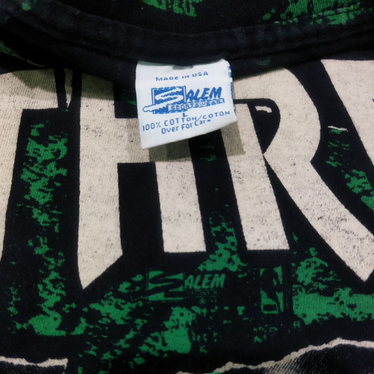 Salem Sportswear Vintage 1990s NBA Celtic AOP T Shirt Size US L / EU 52-54 / 3 - 3 Thumbnail