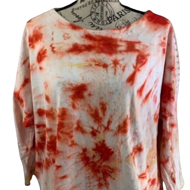 Izod *IZOD Women's Size 2X Tunic Top Tie Dye Cotton Lace Detail Size XXL / US 16-18 / IT 52-54 - 11 Thumbnail
