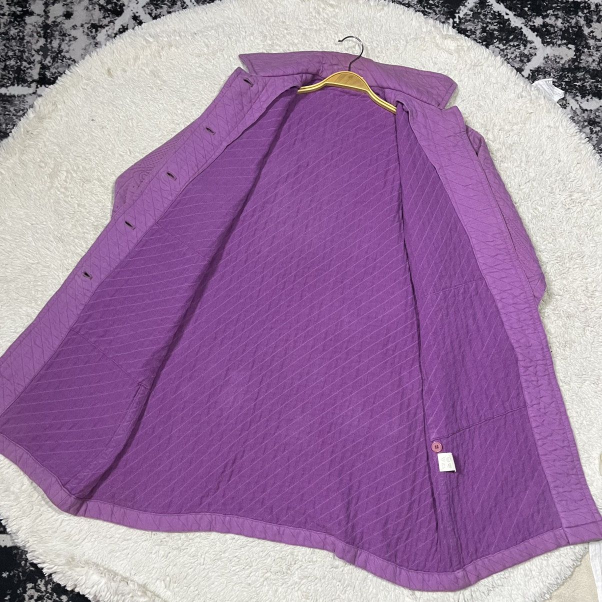 Issey Miyake a2 Vintage Issey Miyake Quilted Coat Purple Size US M / EU 48-50 / 2 - 10 Thumbnail