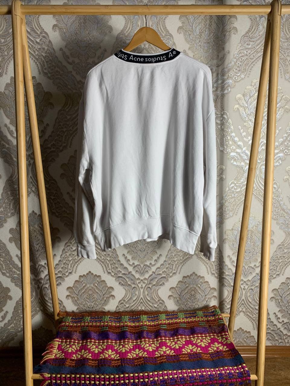 Acne Studios VERY RARE ACNE STUDIOS NECK LOGO SWEATSHIRT DESIGNER DELUX Size US M / EU 48-50 / 2 - 6 Thumbnail