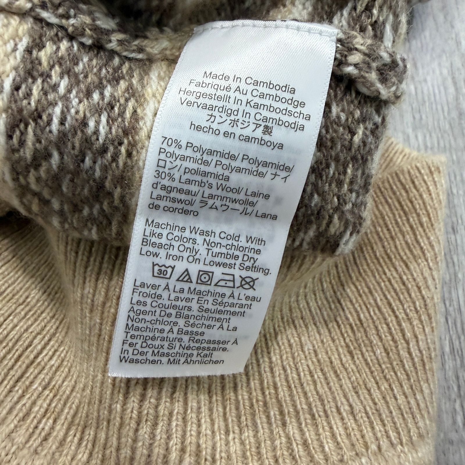 J.Crew J Crew Supersoft Lambswool Fair Isle Sweater Men's Large NEW Size US L / EU 52-54 / 3 - 6 Thumbnail